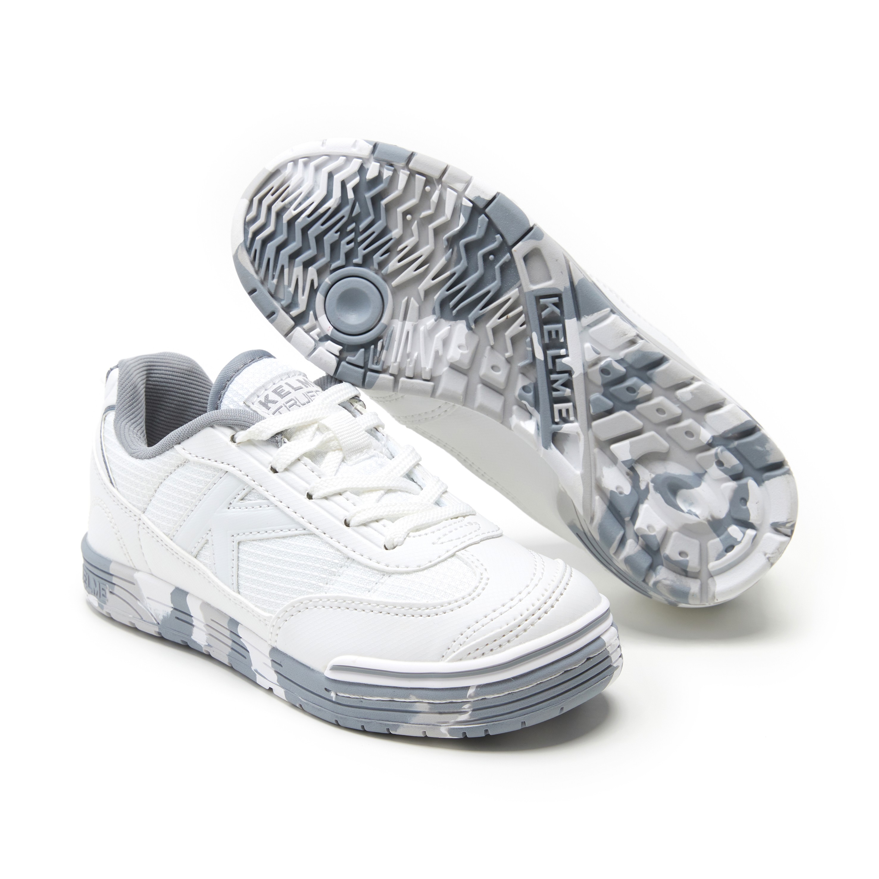 Zapatillas de fútbol sala de niños Trueno Lace Kelme - Gris Gris-5