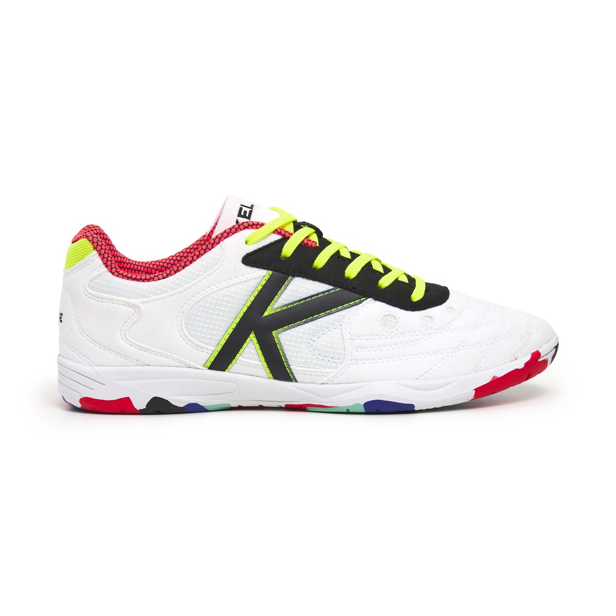 Zapatillas De Fútbol Kelme Goleiro Turf Elastic Para Niños - Color Lima, Para Césped Artificial
