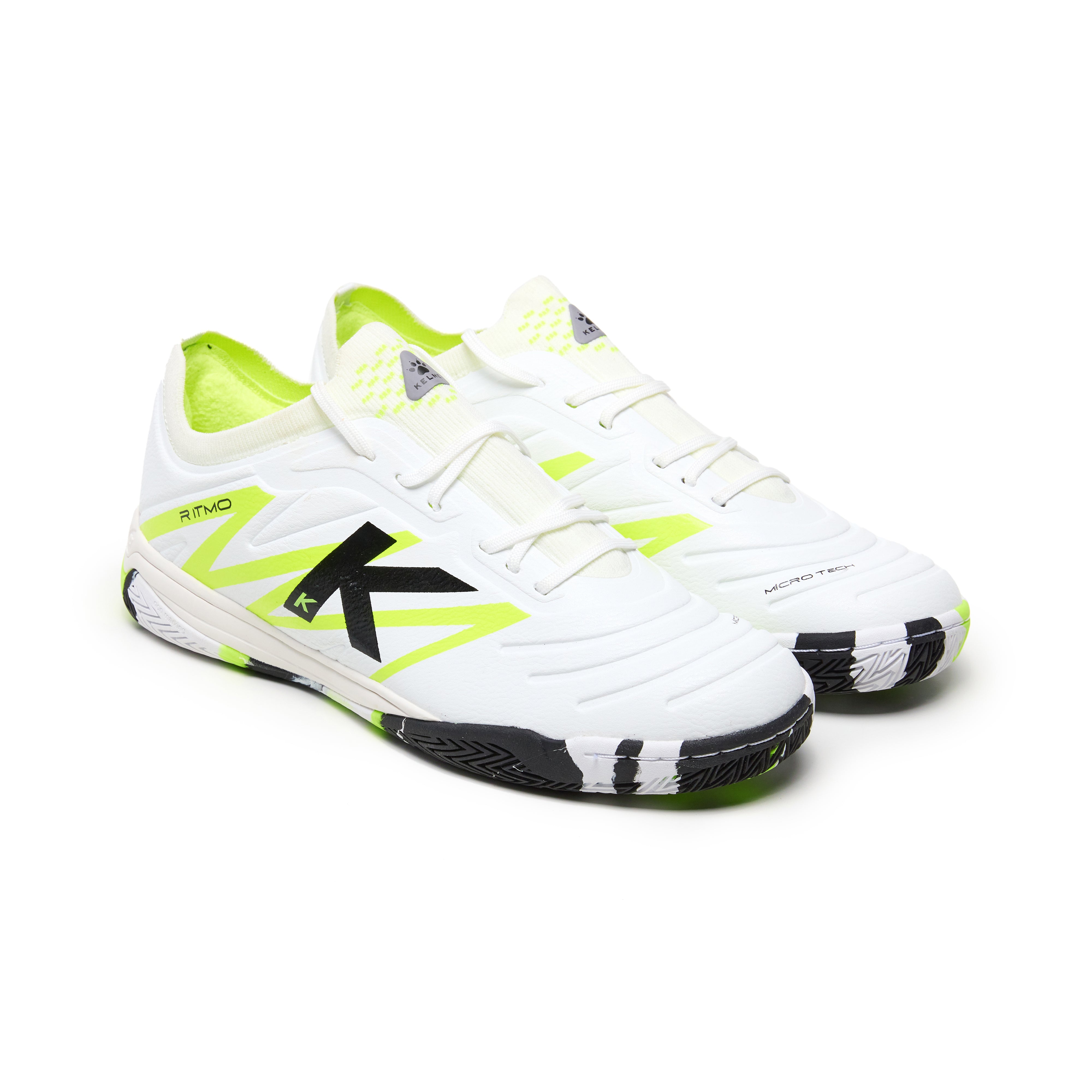Imagen 2 de Zapatillas de fútbol sala unisex Ritmo Kelme - Blanco Blanco