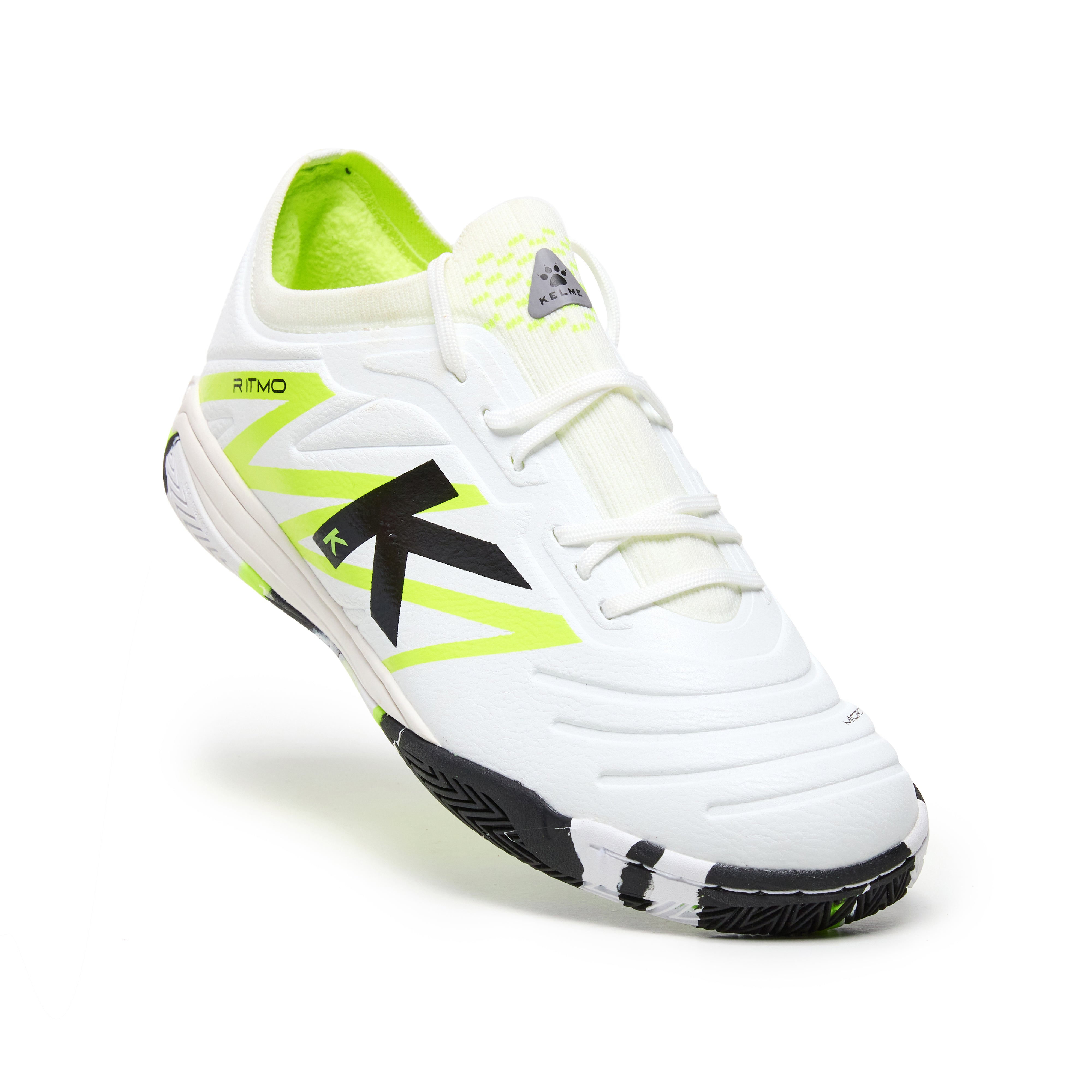 Imagen 4 de Zapatillas de fútbol sala unisex Ritmo Kelme - Blanco Blanco