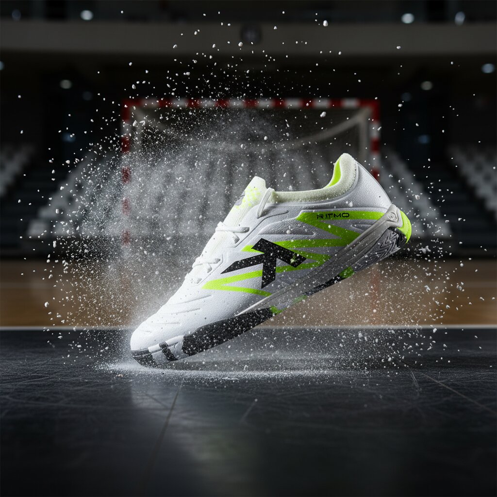 Imagen 10 de Zapatillas de fútbol sala unisex Ritmo Kelme - Blanco Blanco