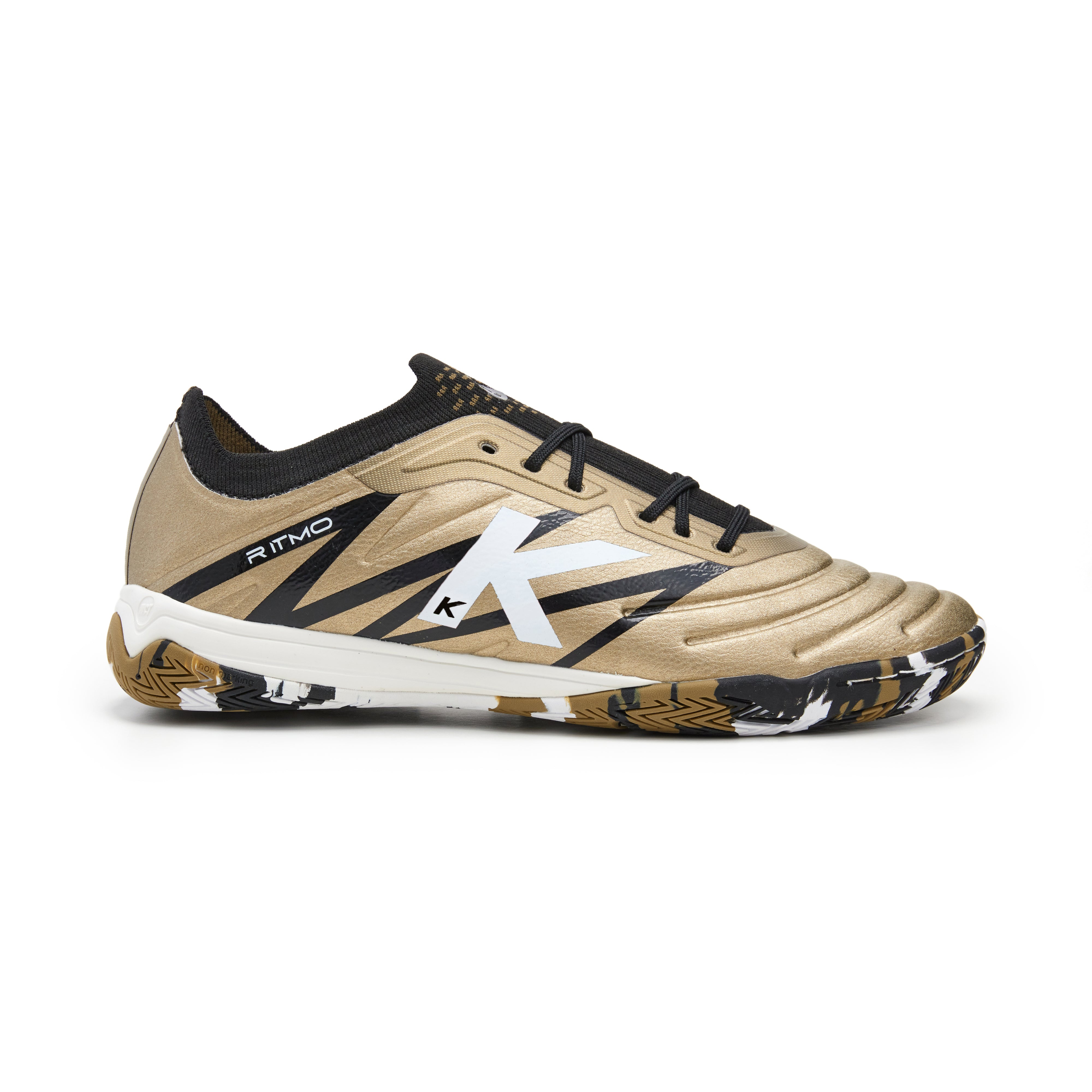 Kelme Zapatillas de fútbol sala unisex Ritmo Negro