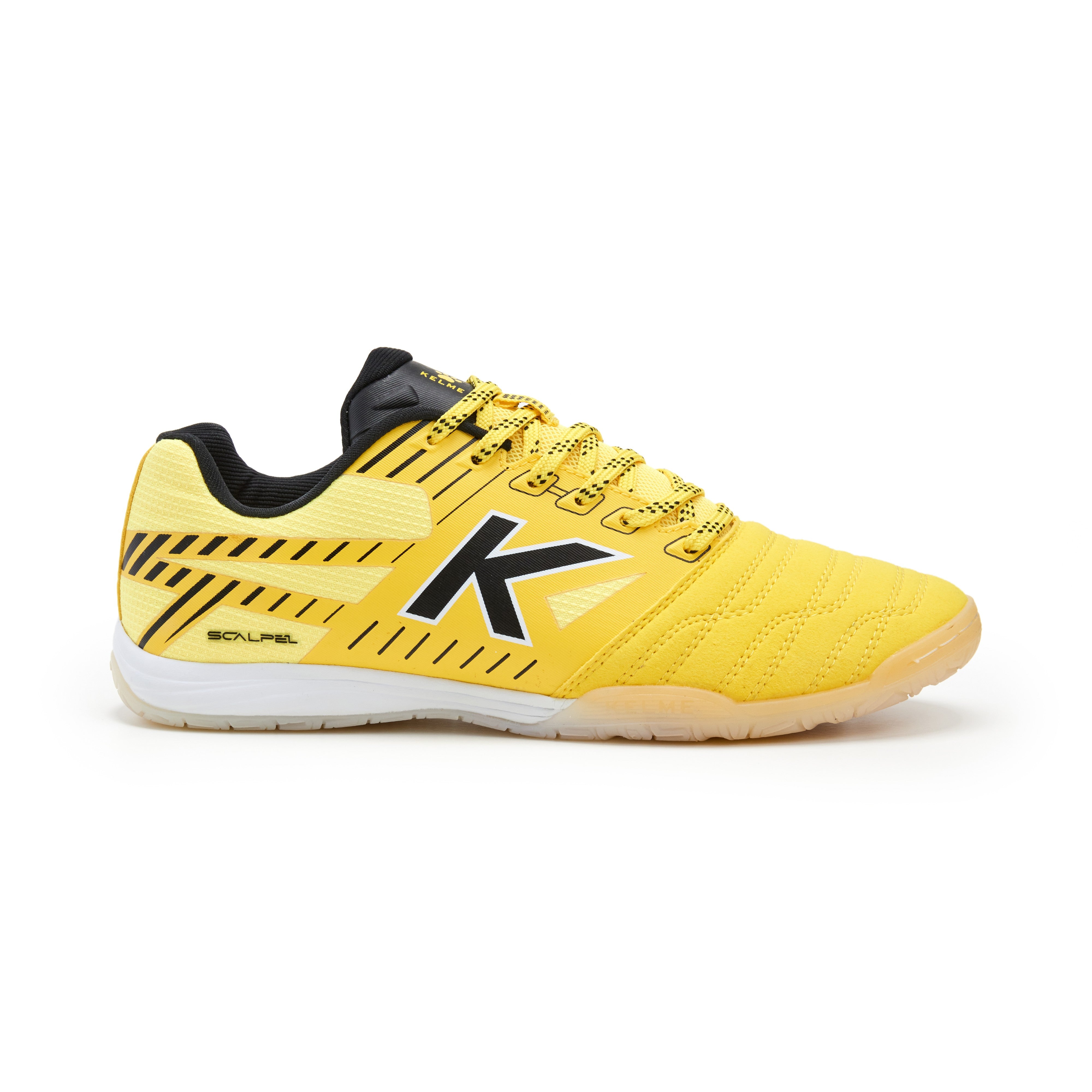 Zapatillas de fútbol sala unisex Scalpel Kelme - Amarillo / Negro Amarillo / Negro-1