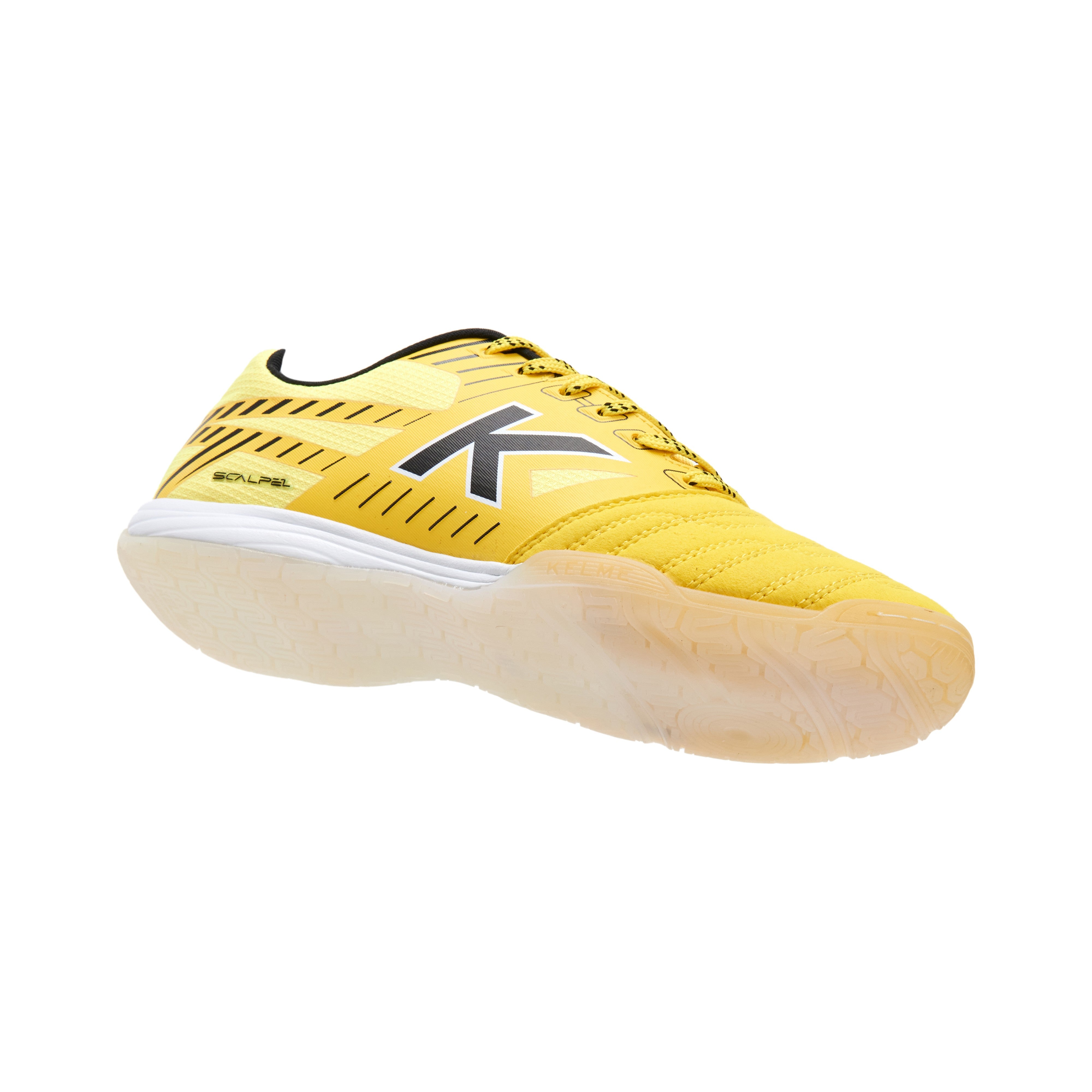 Zapatillas de fútbol sala unisex Scalpel Kelme - Amarillo / Negro Amarillo / Negro-4