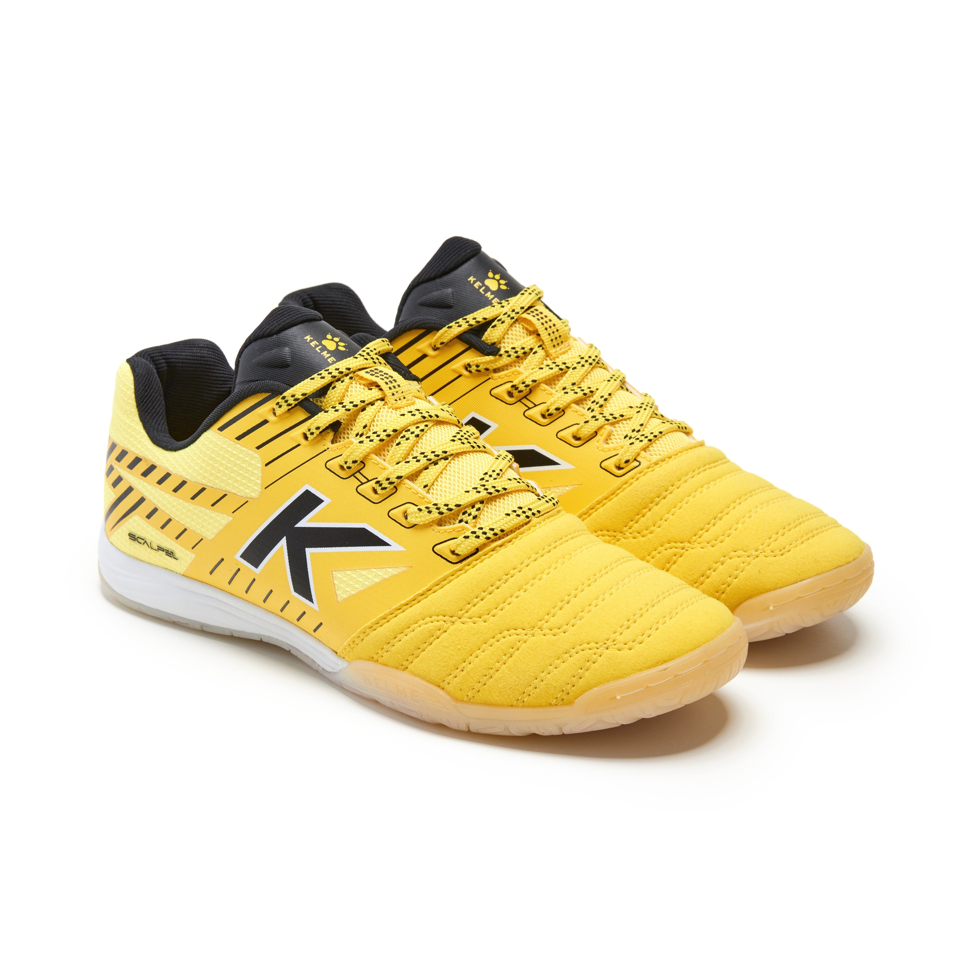 Zapatillas de fútbol sala unisex Scalpel Kelme - Amarillo / Negro Amarillo / Negro-5