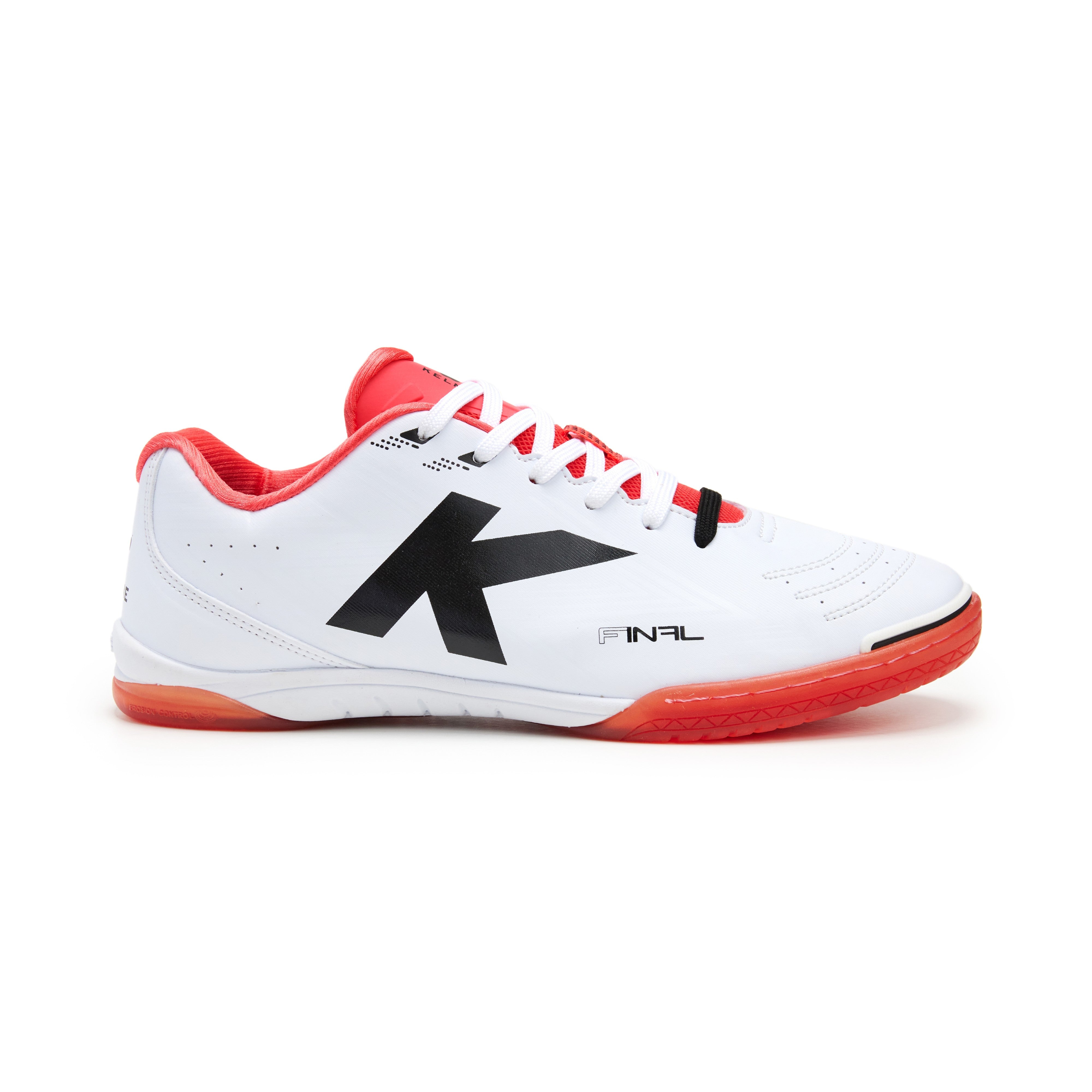 Zapatillas de fútbol sala unisex Final Indoor Kelme - Blanco / Fucsia Blanco / Fucsia-1
