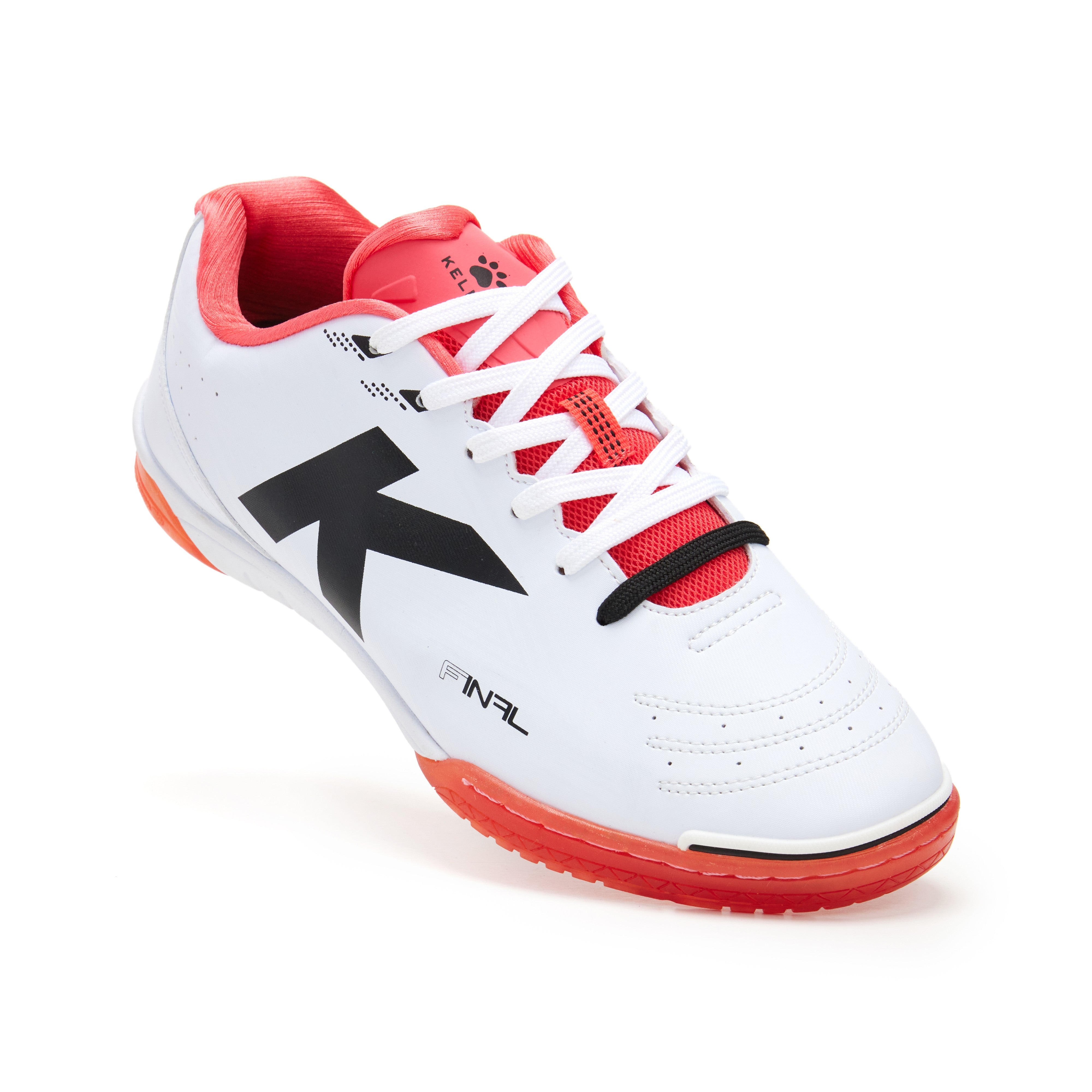 Zapatillas de fútbol sala unisex Final Indoor Kelme - Blanco / Fucsia Blanco / Fucsia-4