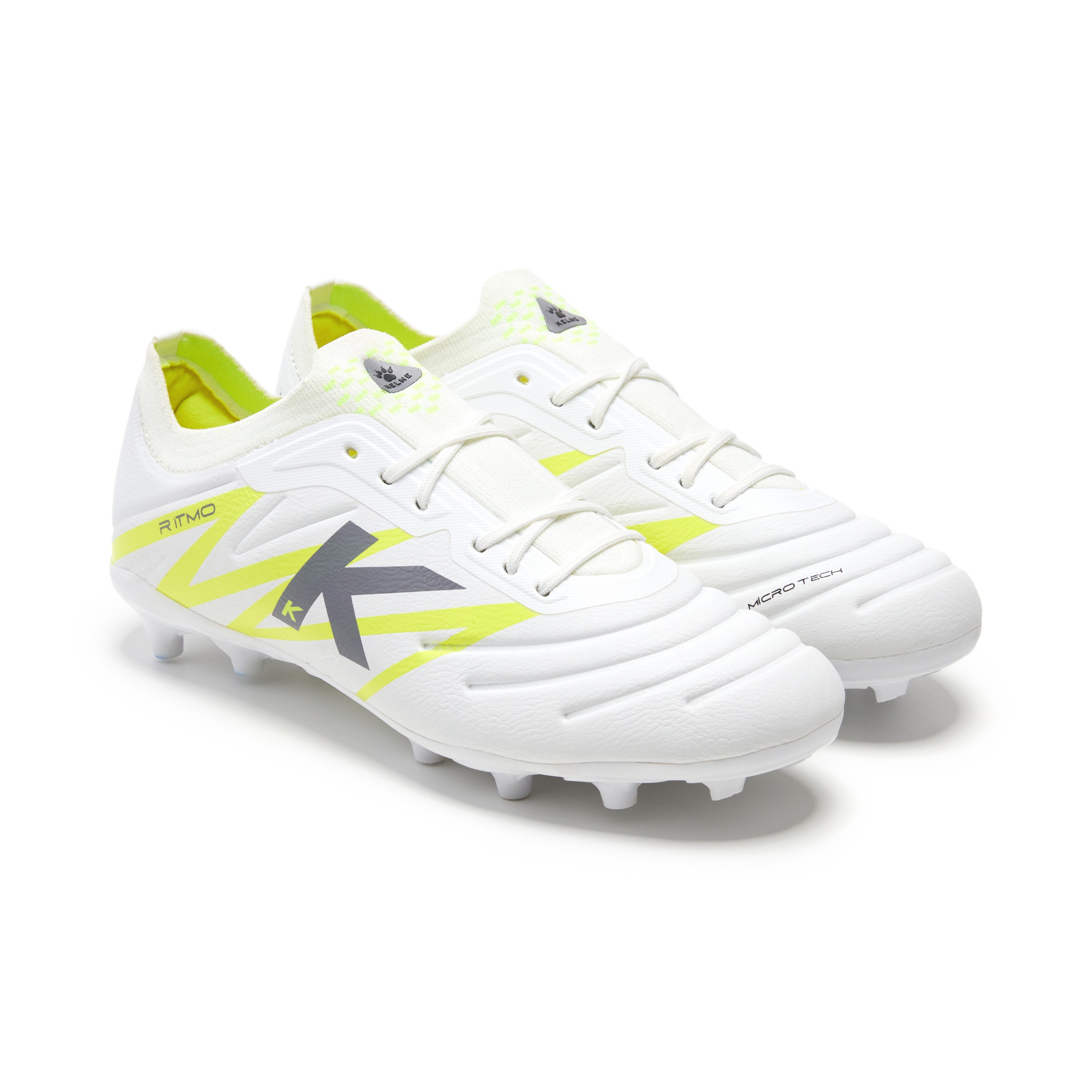 Botas de fútbol unisex Ritmo Mg Kelme - Blanco Blanco-5