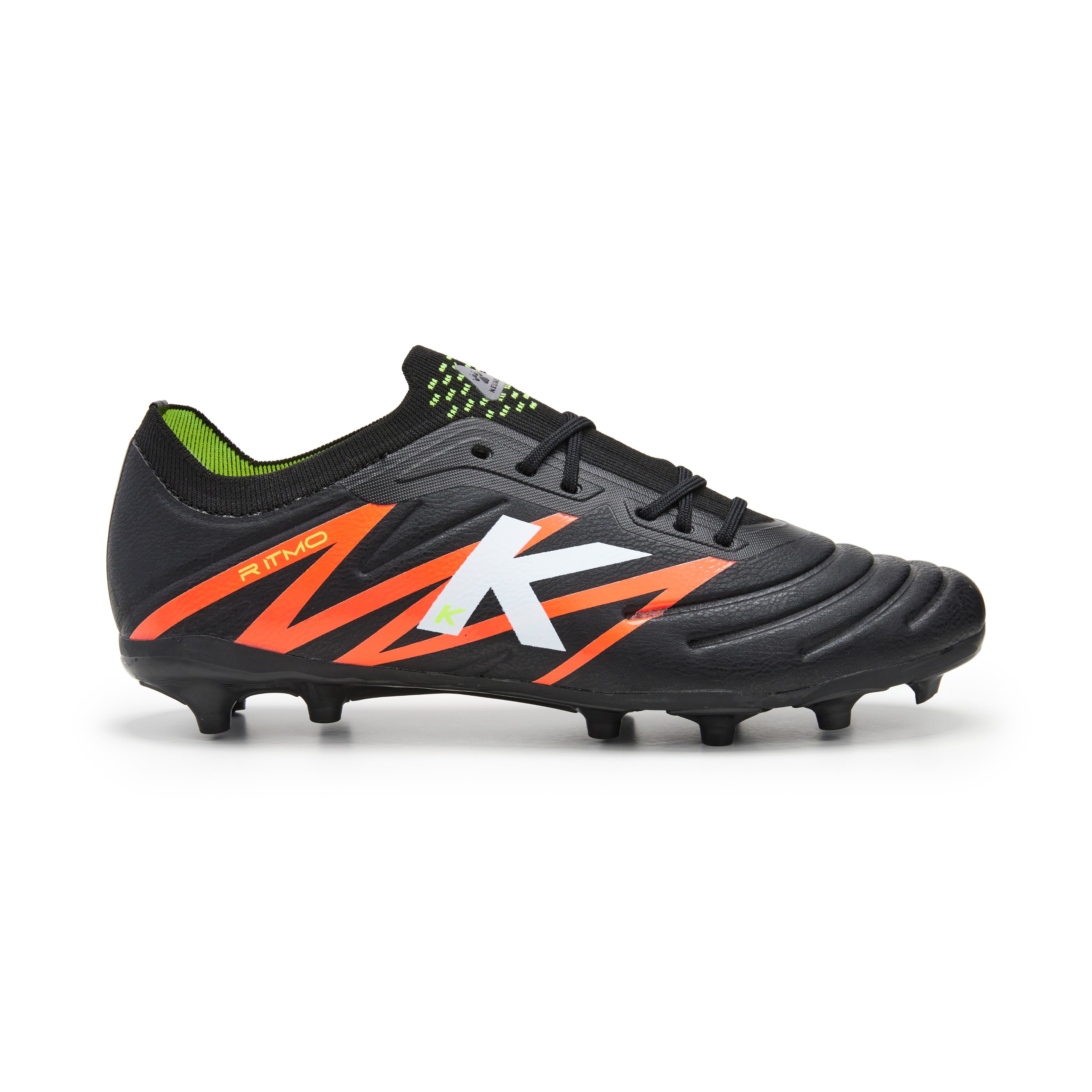 Kelme Botas de fútbol unisex Ritmo Mg Negro