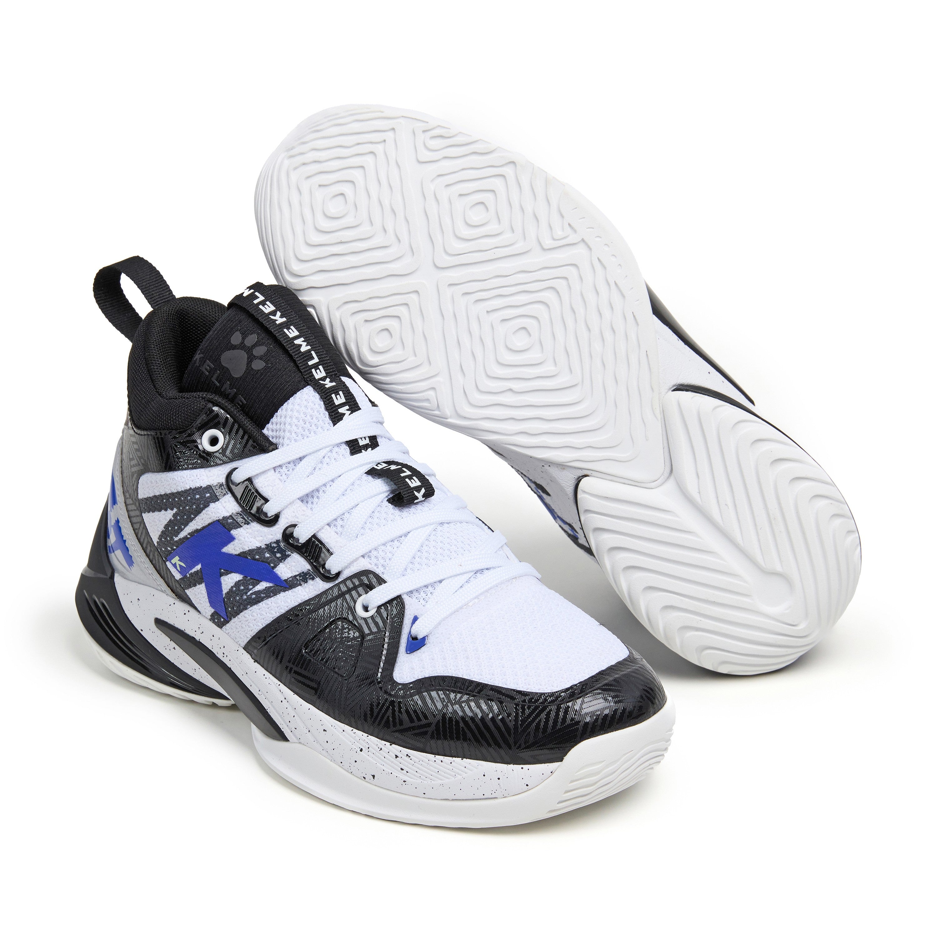 Zapatillas de baloncesto unisex Miami Kelme - Blanco / Negro Blanco / Negro-5
