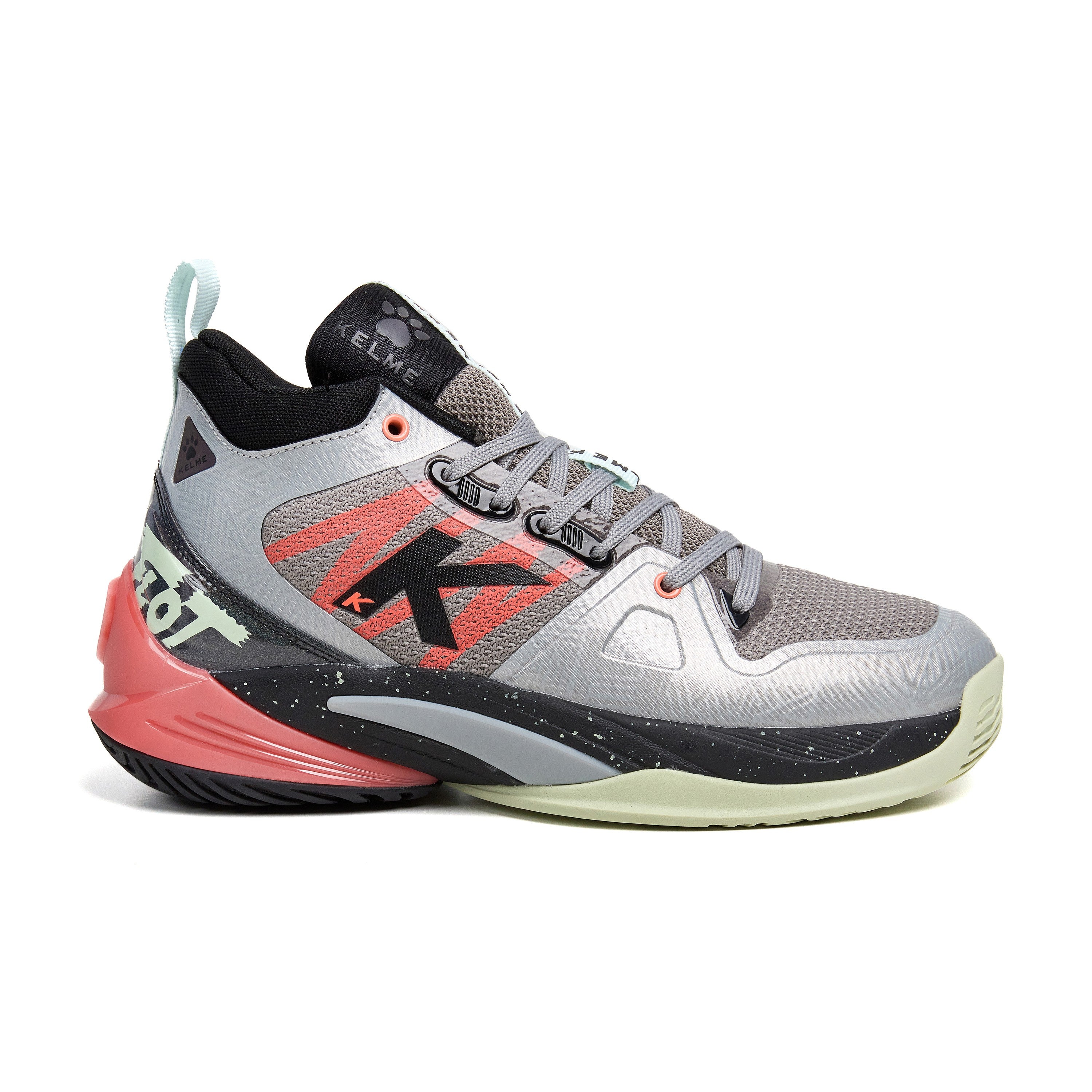 Imagen 0 de Zapatillas de baloncesto unisex Miami Kelme Gris / Negro