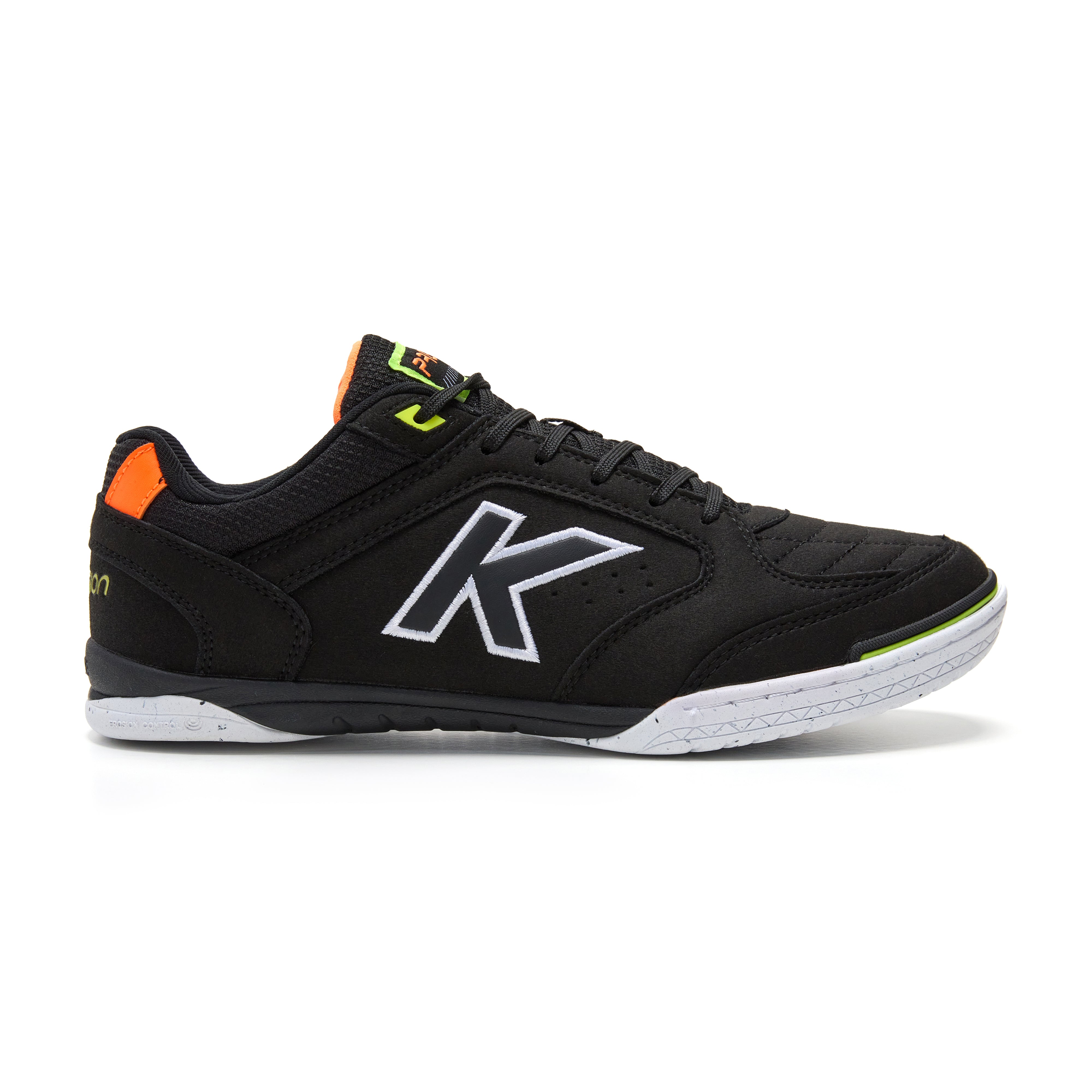 Kelme Zapatillas de fútbol sala unisex Precision Negro / Naranja