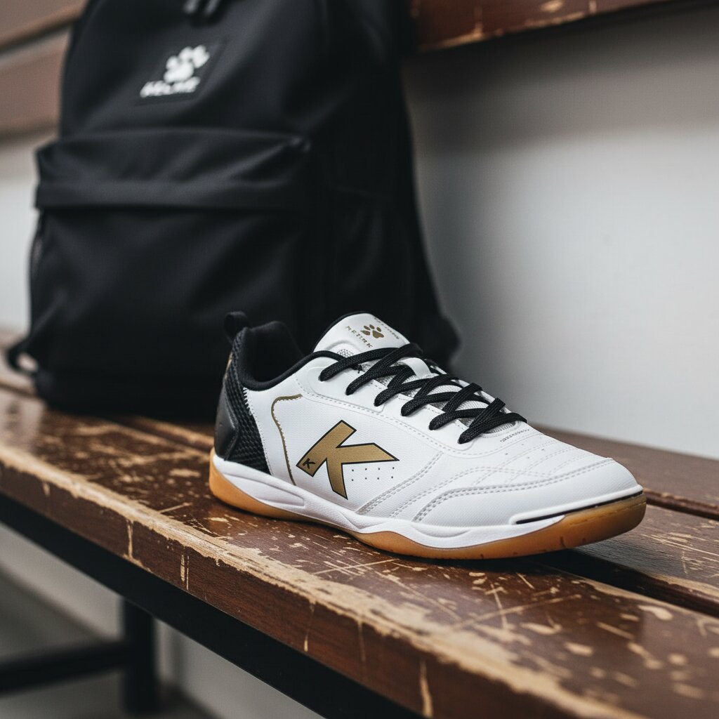 Zapatillas de fútbol sala unisex Goleiro Kelme - Blanco / Negro Blanco / Negro-5