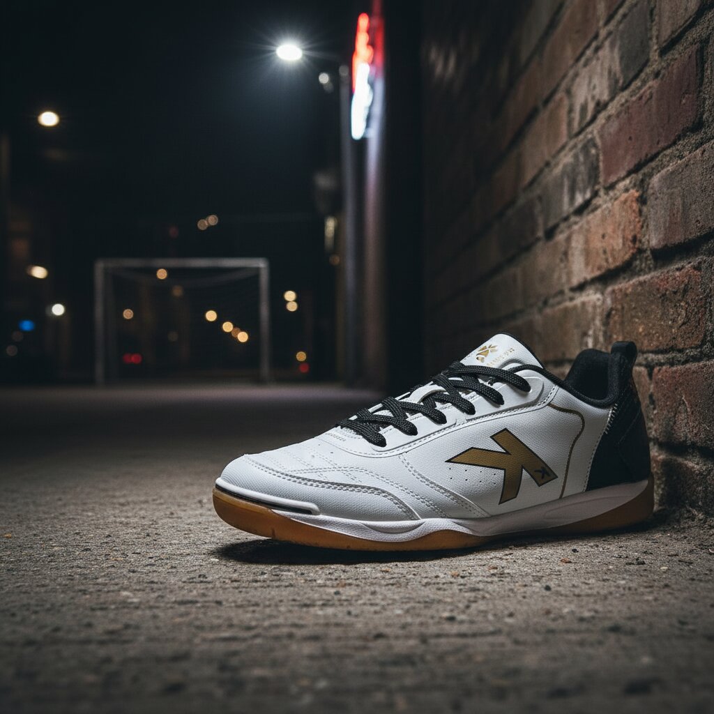 Zapatillas de fútbol sala unisex Goleiro Kelme - Blanco / Negro Blanco / Negro-6