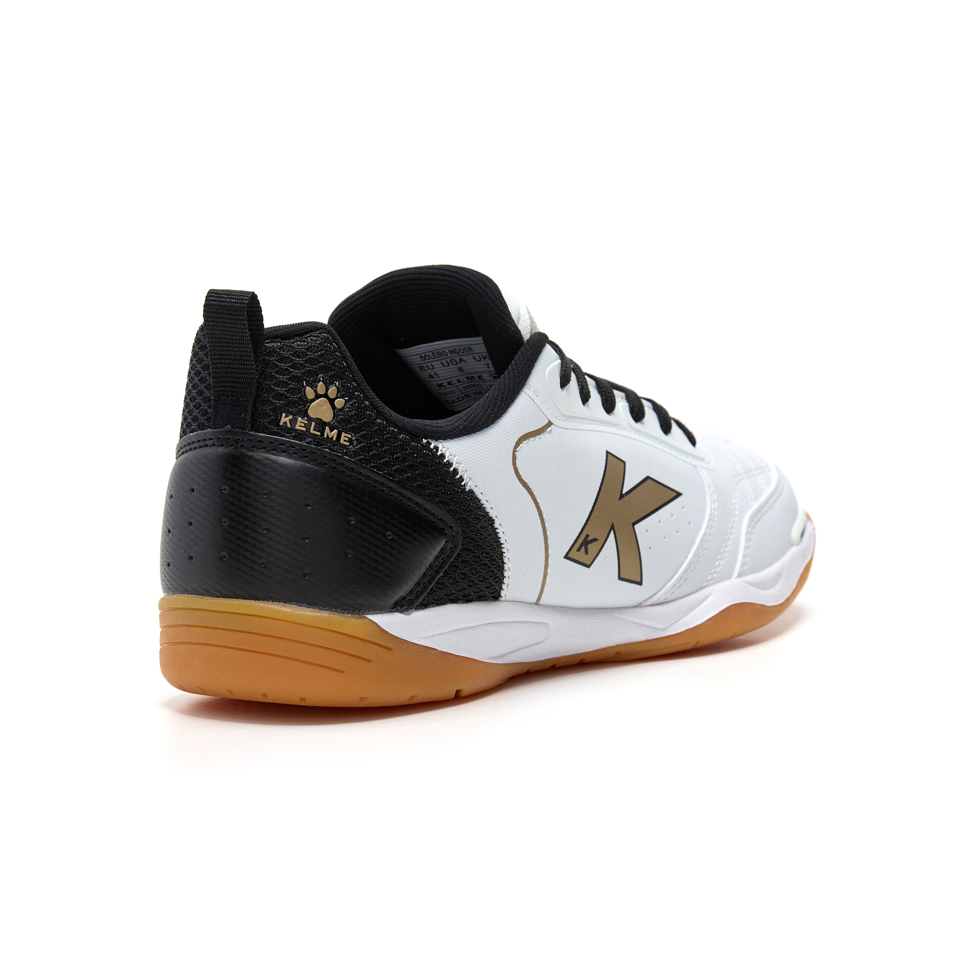 Zapatillas de fútbol sala unisex Goleiro Kelme - Blanco / Negro Blanco / Negro-7