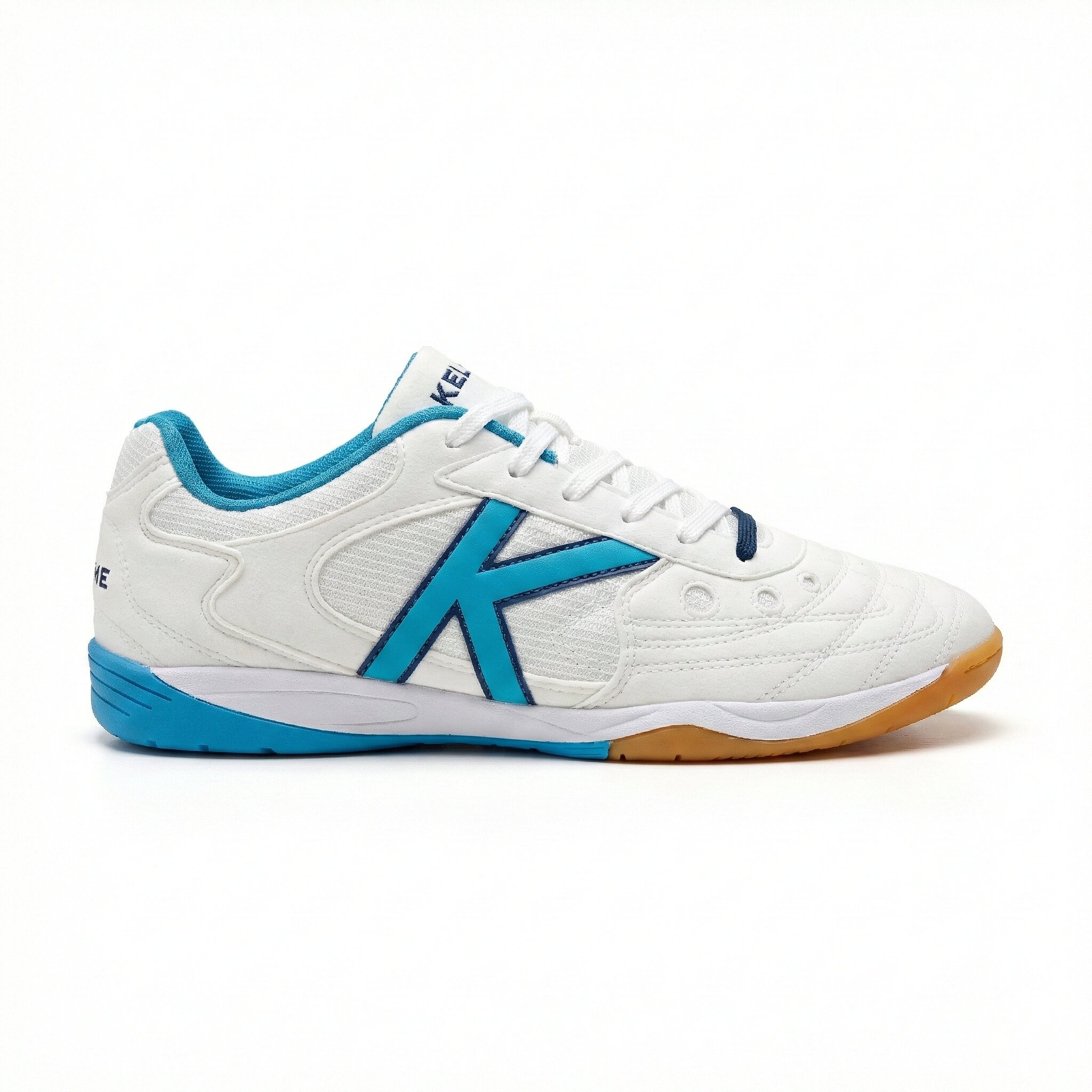 Kelme Zapatillas de fútbol sala unisex Indoor Copa Blanco