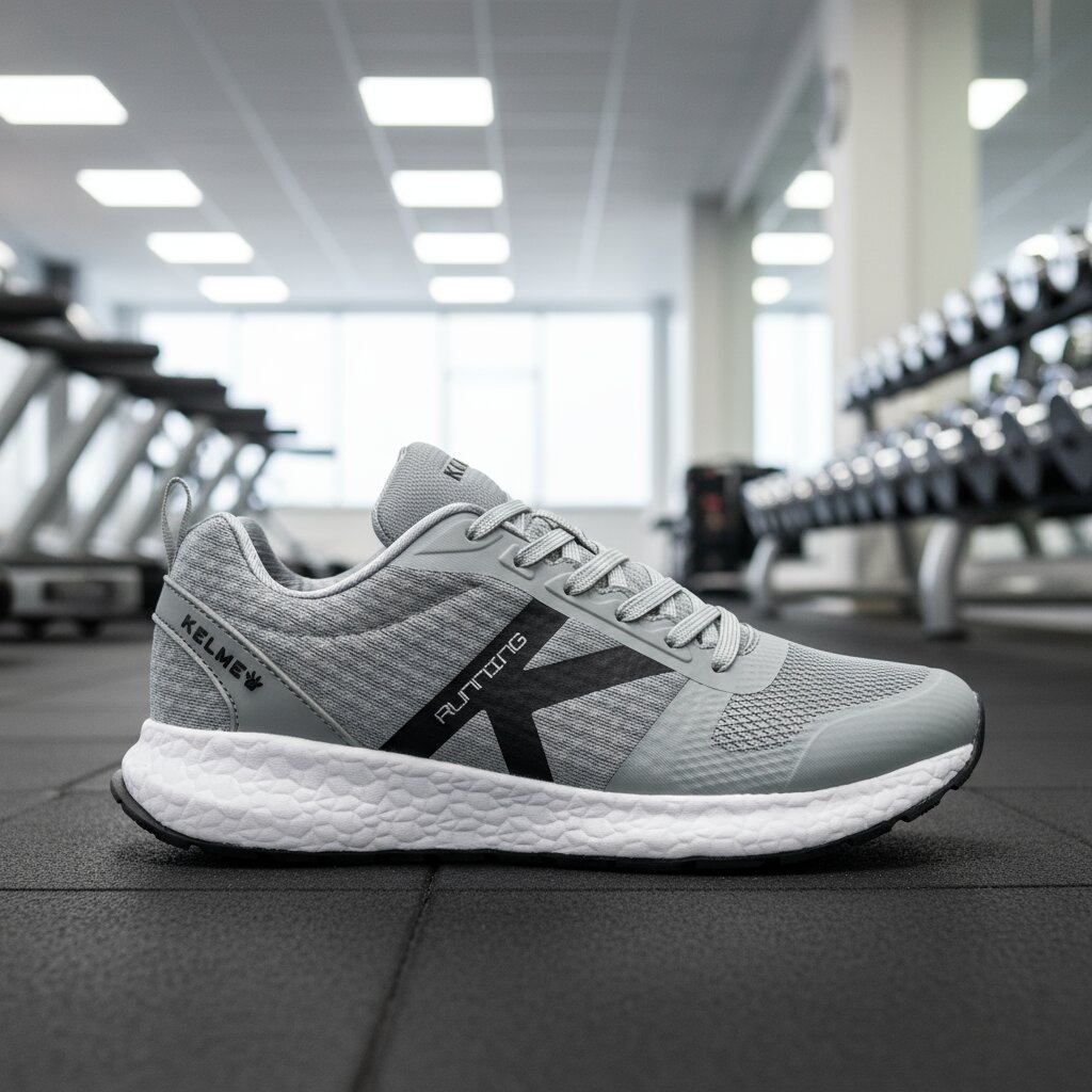 Zapatillas de running unisex K-Rookie Kelme - Gris / Negro Gris / Negro-3