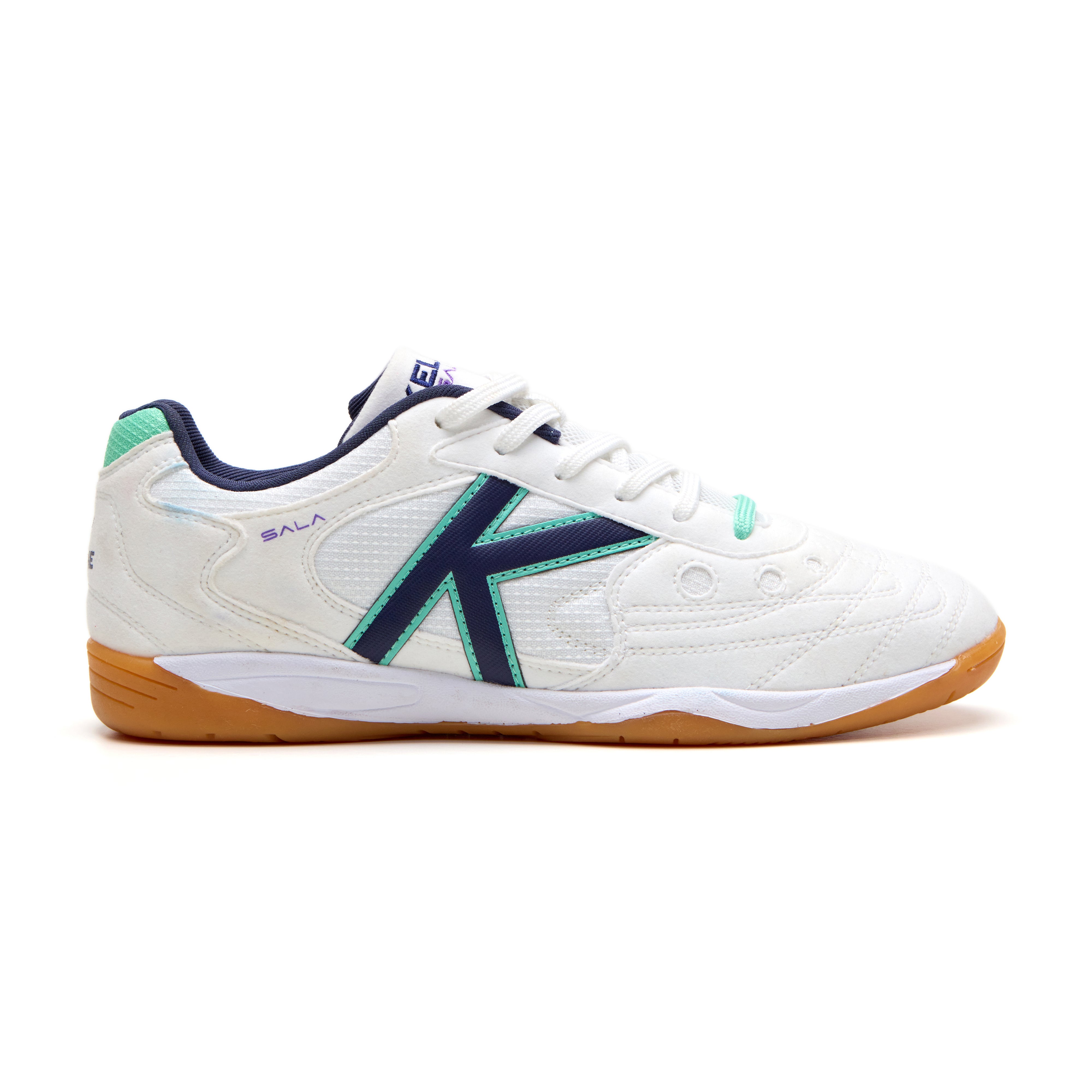 Kelme Zapatillas de fútbol sala unisex Indoor Copa Blanco / Azul