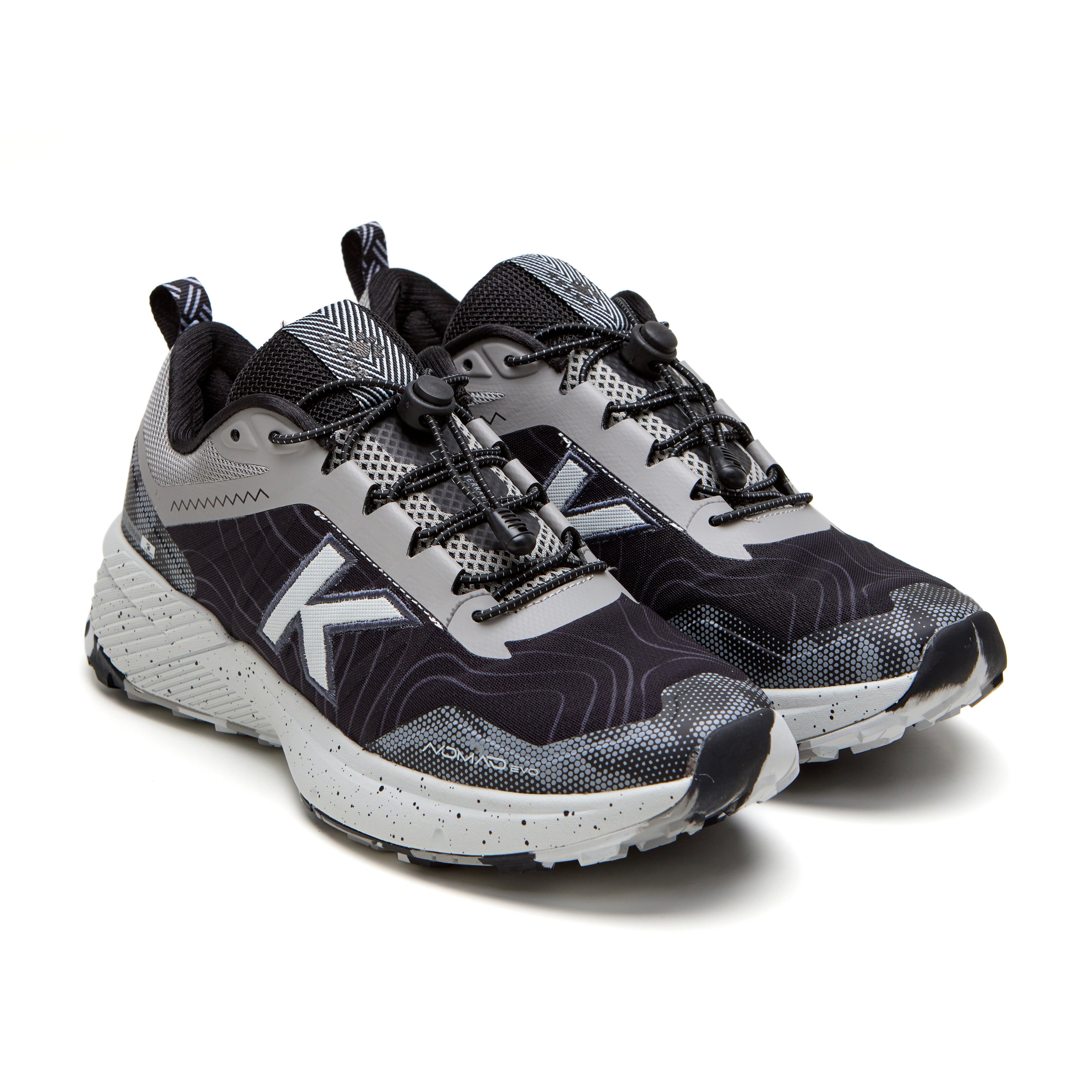 Zapatillas de running unisex Nomad Evo Kelme - Negro / Gris Negro / Gris-5
