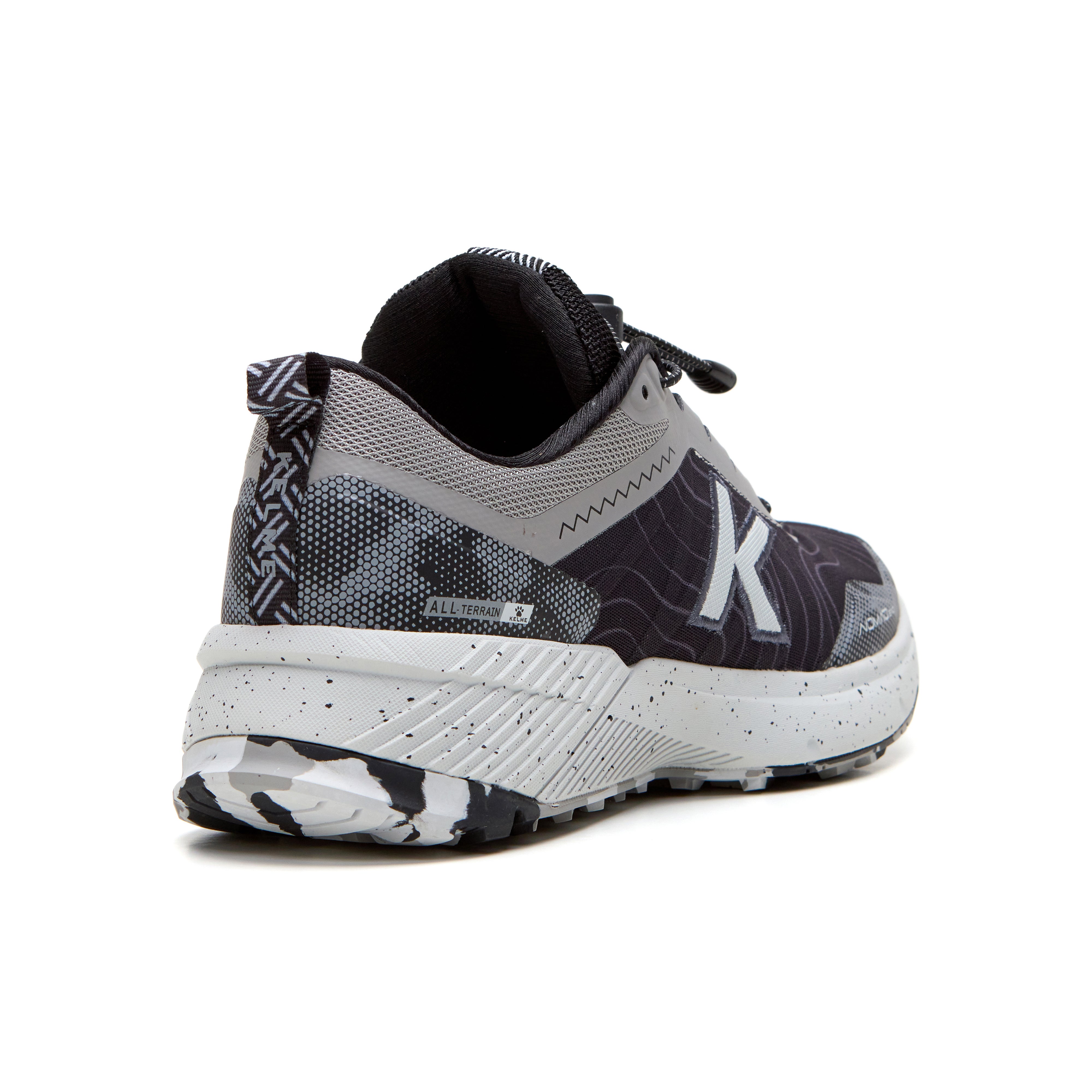 Zapatillas de running unisex Nomad Evo Kelme - Negro / Gris Negro / Gris-6