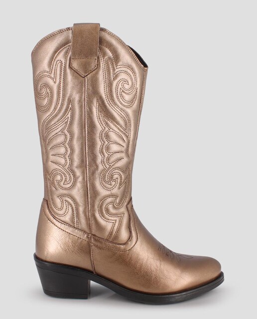 Imagen 0 de Botas de mujer de piel tipo camperas con plantilla acolchada