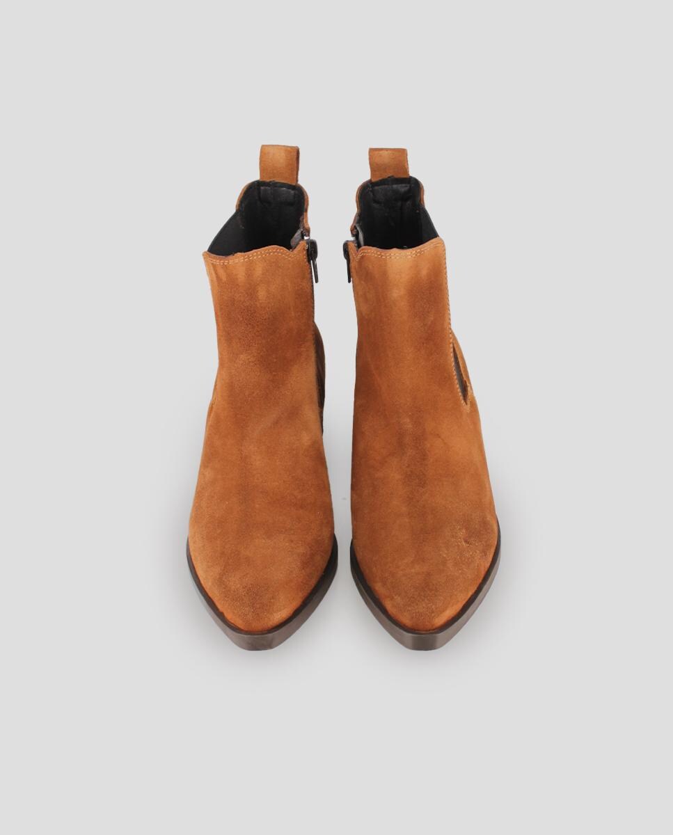 Botines de mujer de piel en marrón · Blogger · El Corte Inglés