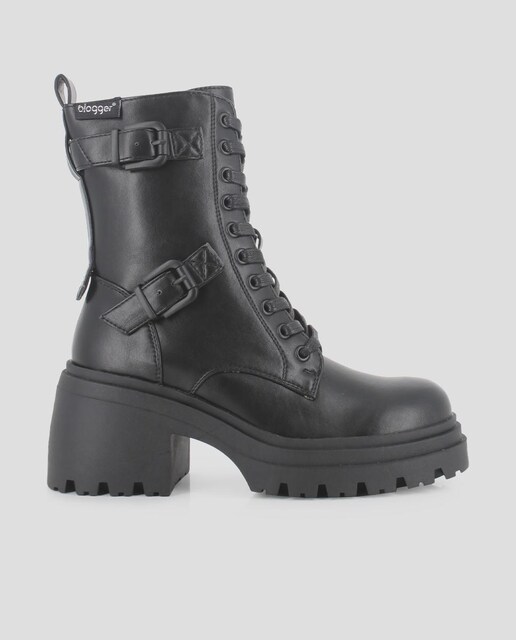 Imagen 0 de Botas de mujer estilo militar con cierre de cordones