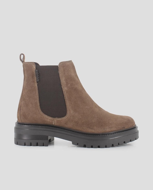 Imagen 0 de Botines de mujer tipo chelsea de piel seraje