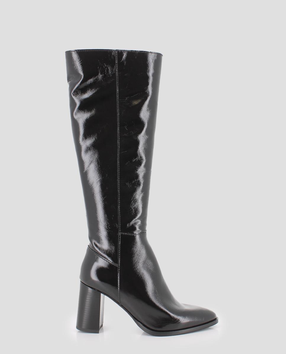 Blogger - Botas de mujer de piel en negro.
