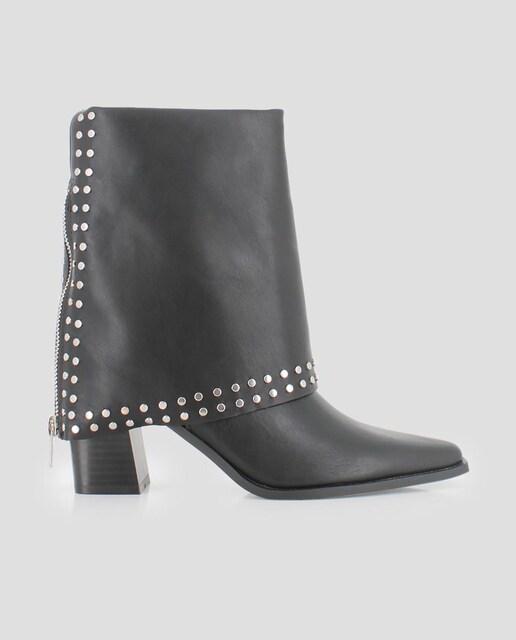 Imagen 0 de Botines de mujer con tachuelas en negro