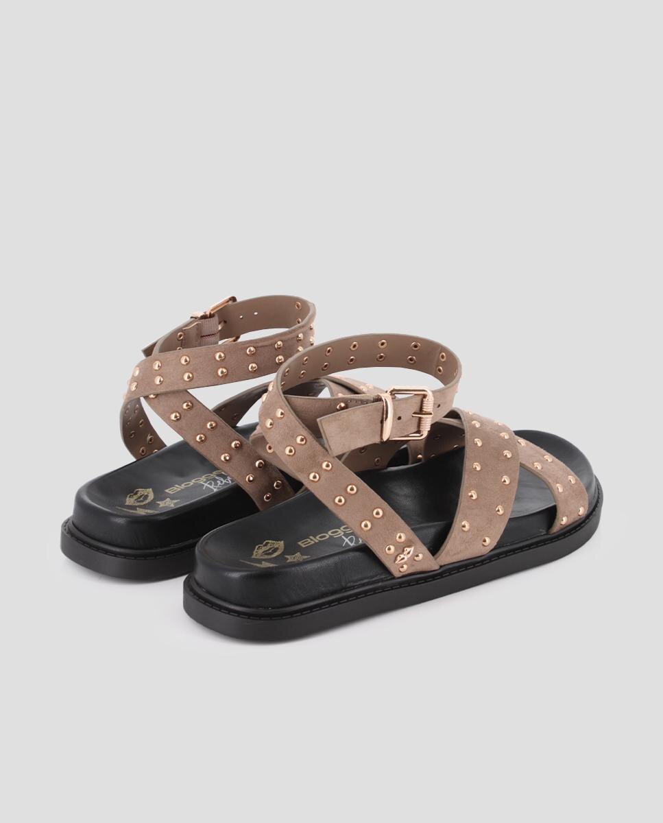 Sandalias de pala de mujer cruzadas con cierre de hebilla - Blogger - Topo Topo-2