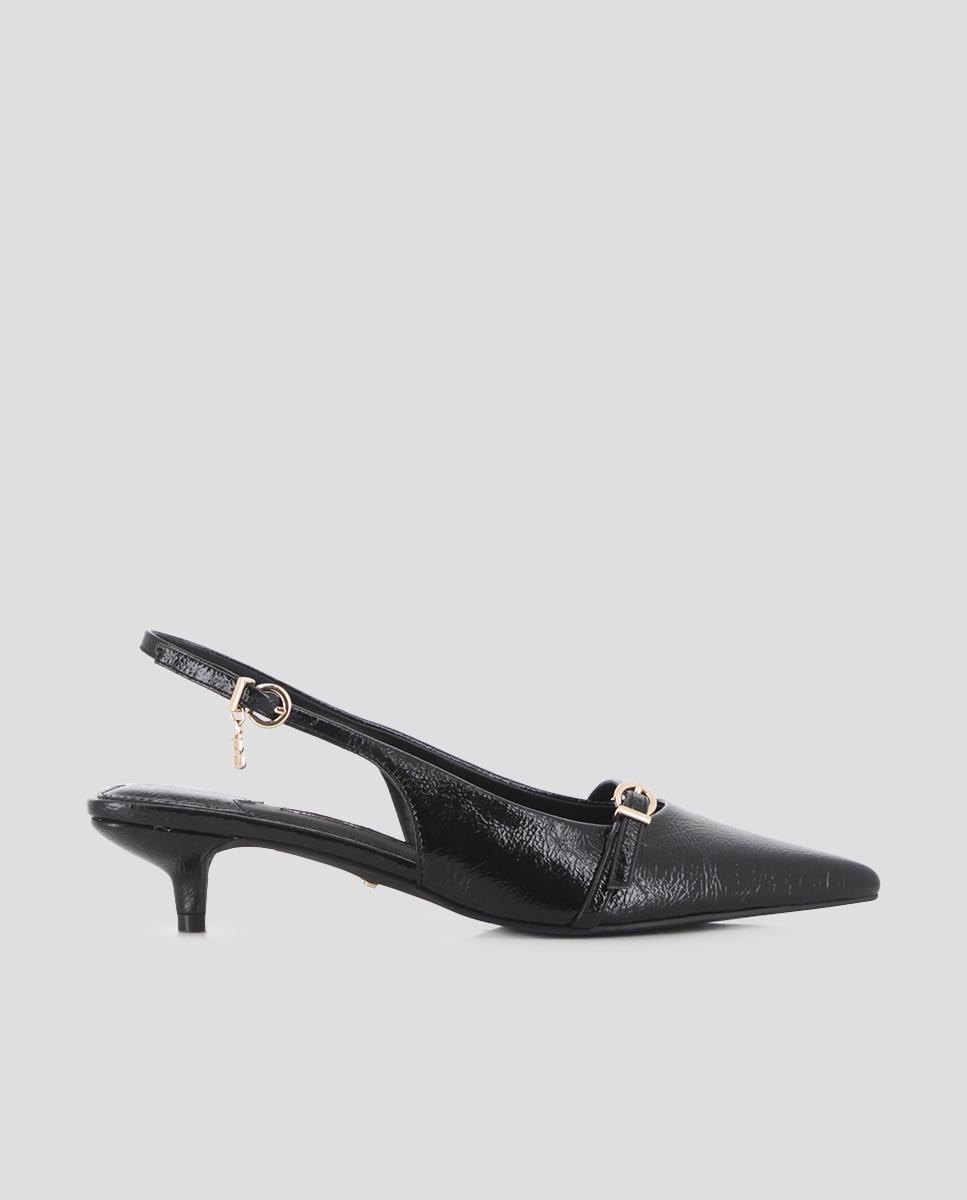 Zapatos de salón de mujer destalonados con punta afilada
