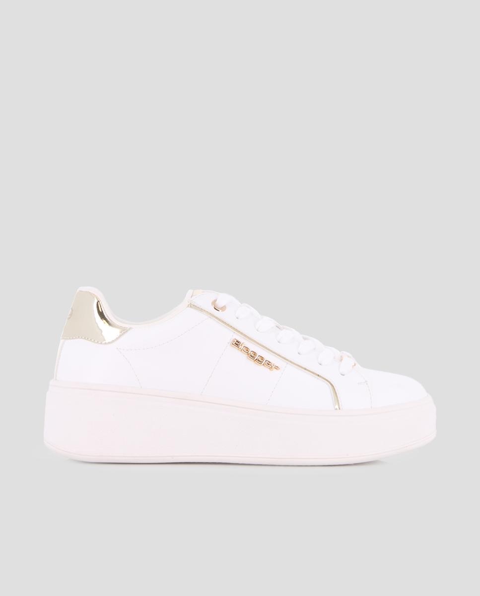 Blogger - Zapatillas básicas d emujer con plataforma con cordones.