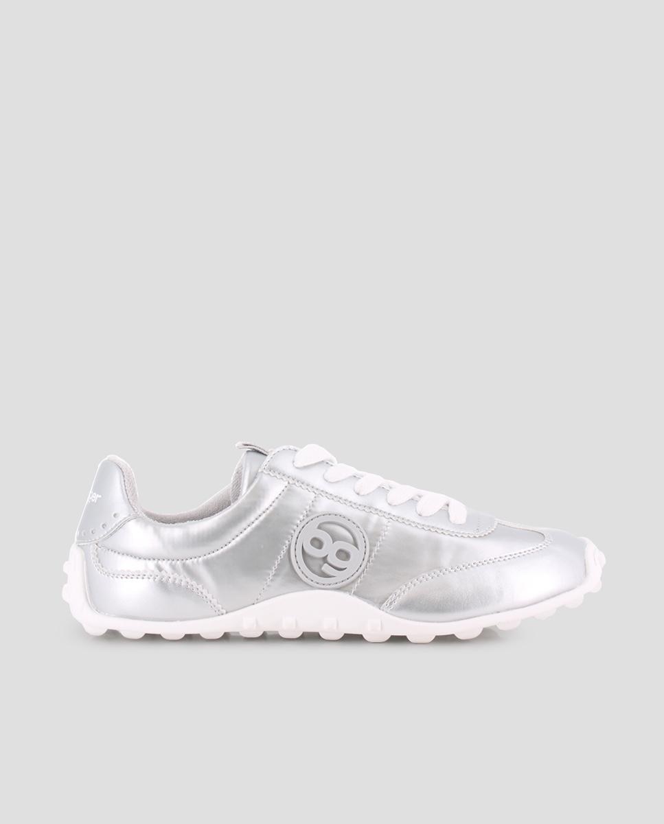 Blogger - Zapatillas básicas de mujer con cordones y logo lateral.