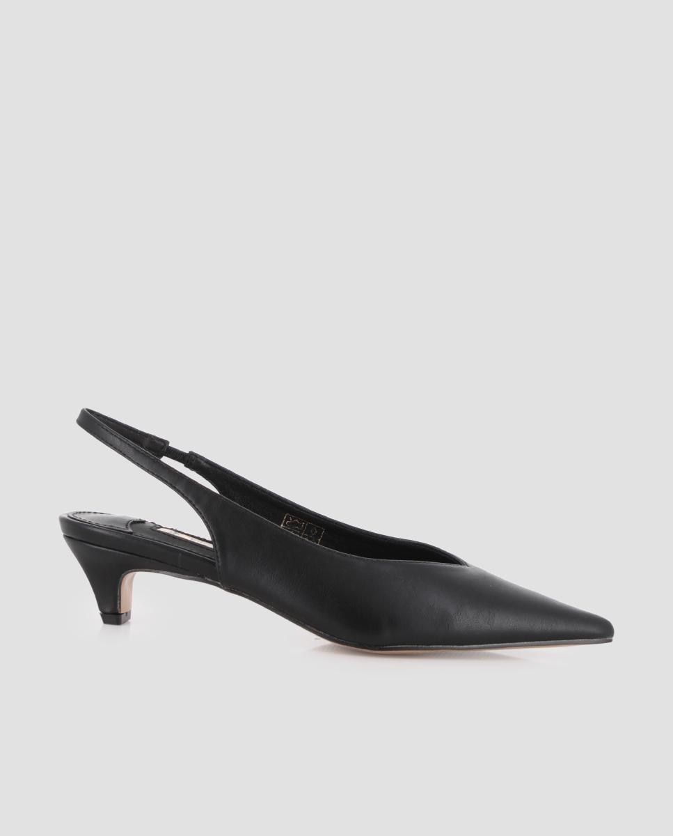 Blogger - Zapatos de salón de mujer destalonados con tira elástica.