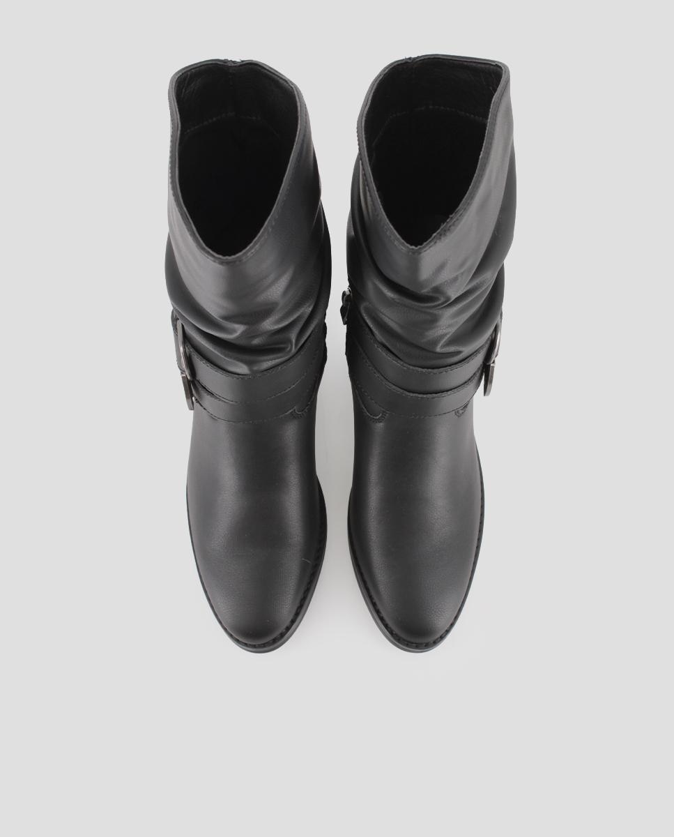 Botines de mujer kaia con hebilla - Blogger - Negro Negro-5