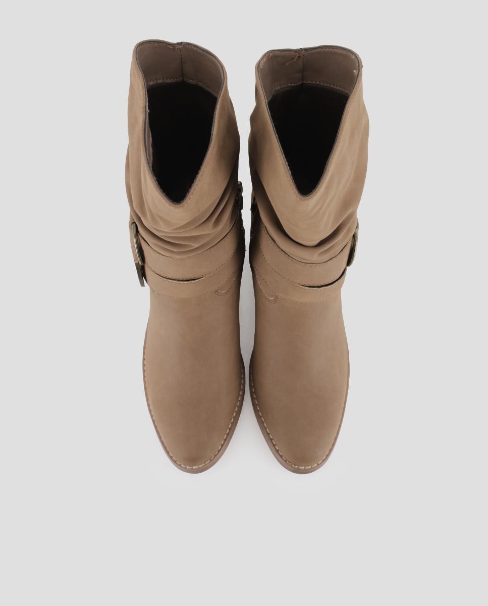 Botines de mujer kaia con hebilla - Blogger - Camel Camel-5