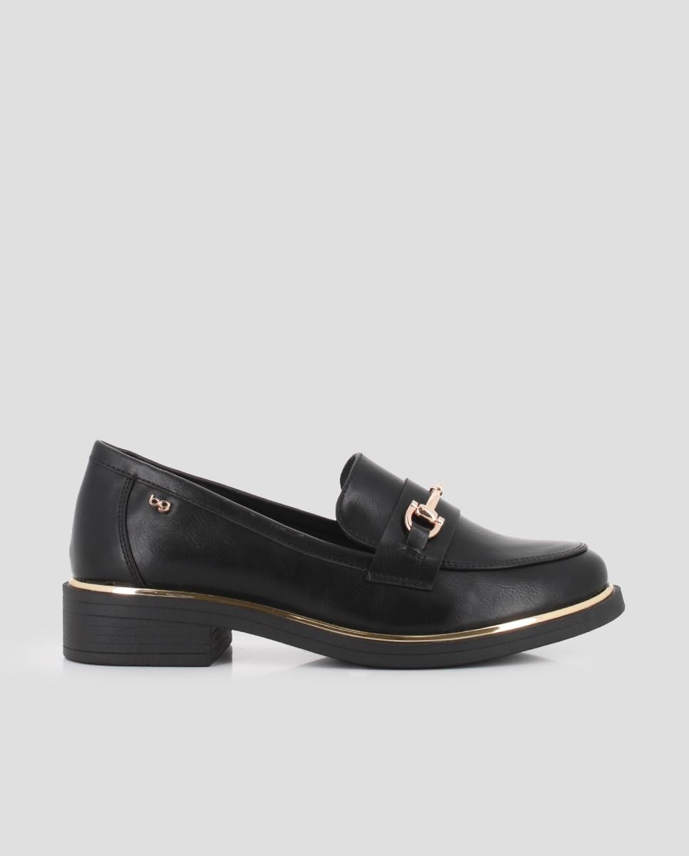 Imagen 0 de Mocasines de mujer dalila con hebilla Negro