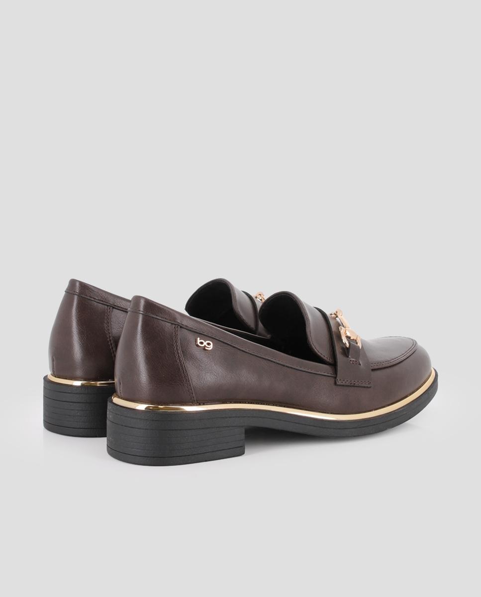Mocasines de mujer dalila con hebilla - Blogger - Marrón Marrón-2