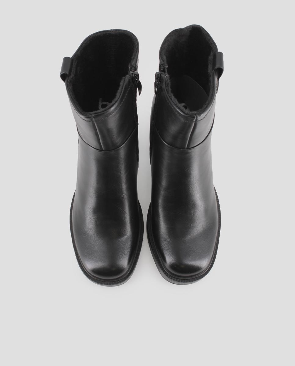 Botines de mujer jadie con tacón alto - Blogger - Negro Negro-5