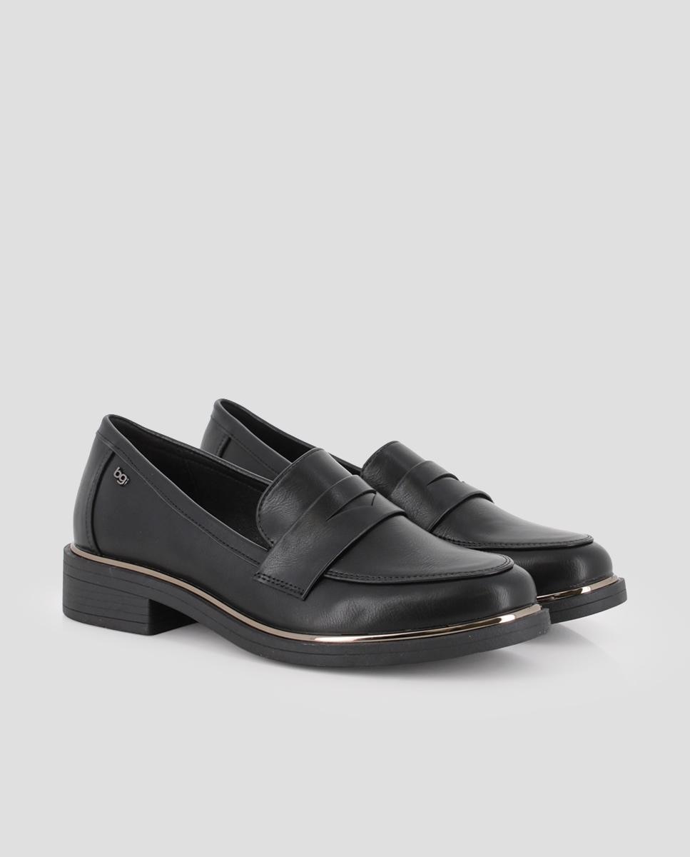 Mocasines planos de mujer darina - Blogger - Negro Negro-3