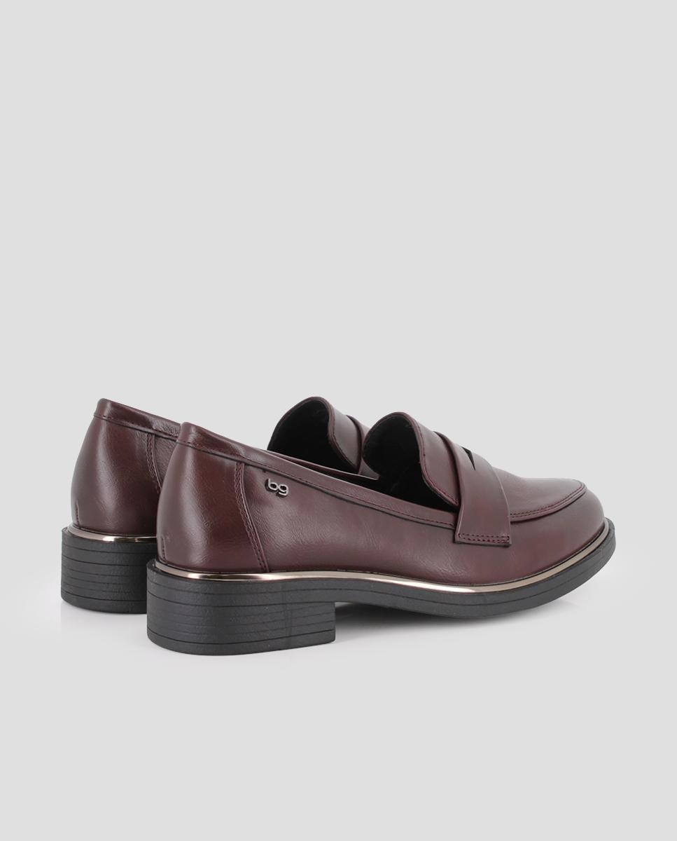 Mocasines planos de mujer darina - Blogger - Burdeos Burdeos-2