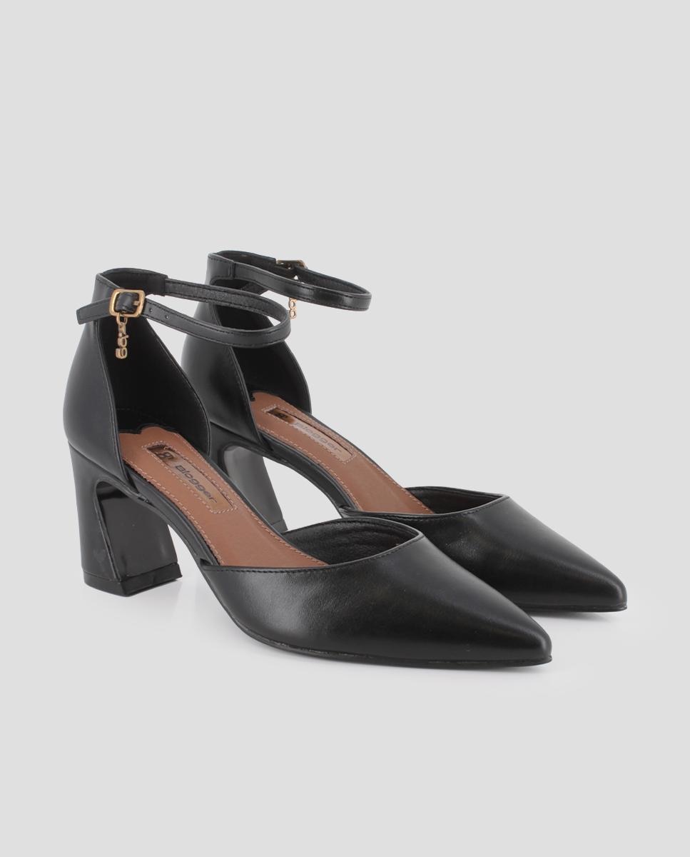 Imagen 4 de Zapatos de tacón ancho noemi pulsera tobillo - Blogger - Negro Negro