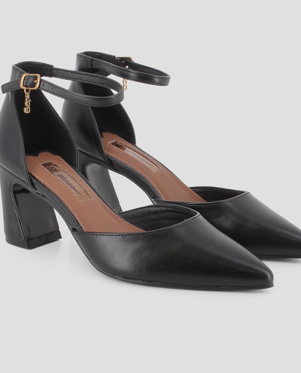 Imagen 5 de Zapatos de tacón ancho noemi pulsera tobillo - Blogger - Negro Negro