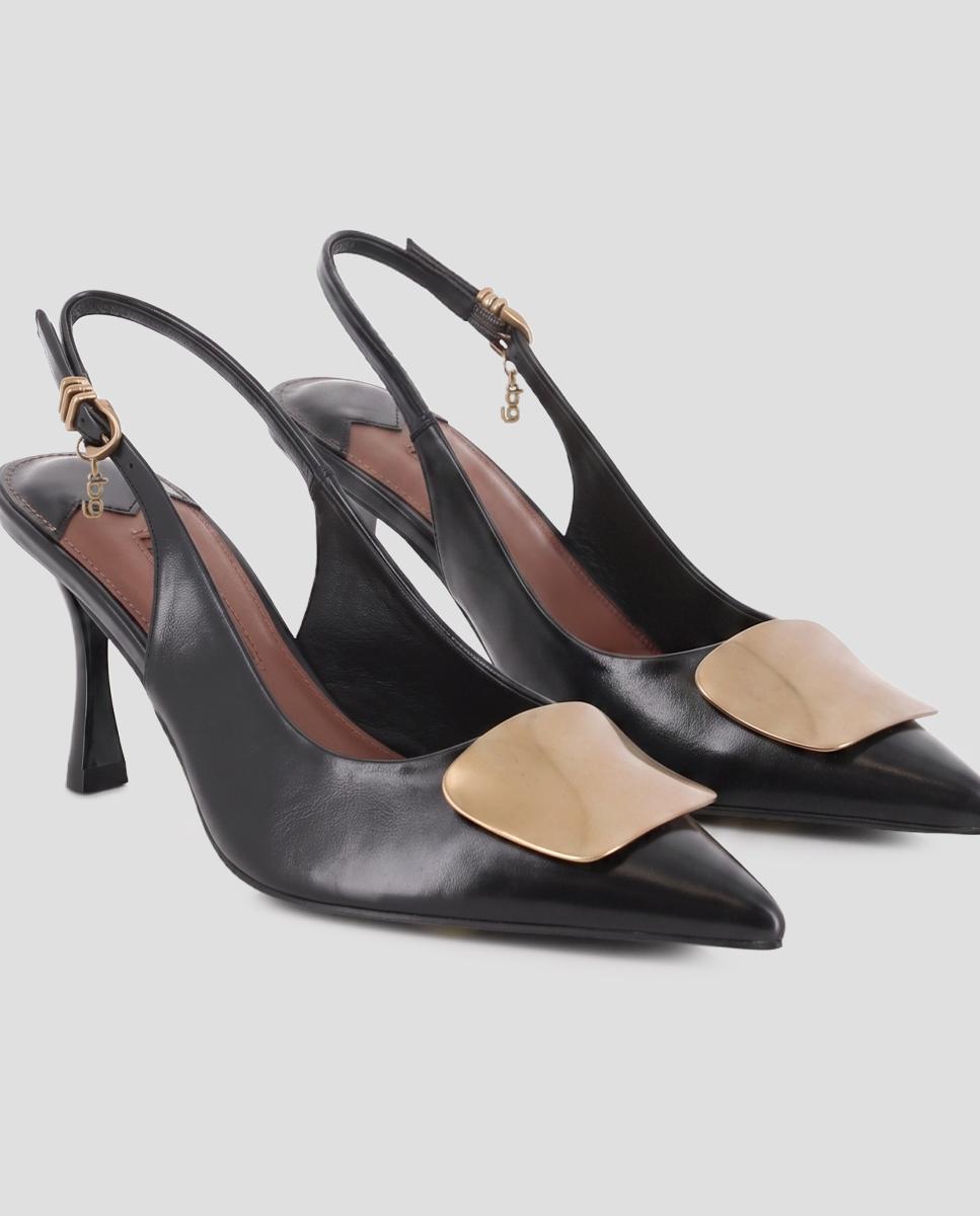 Zapatos de tacón alto elodie con hebilla - Blogger - Negro Negro-4