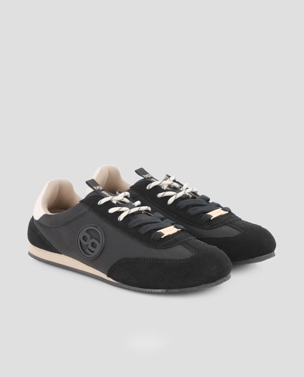 Zapatillas deportivas de mujer mirena con logo - Blogger - Negro Negro-3