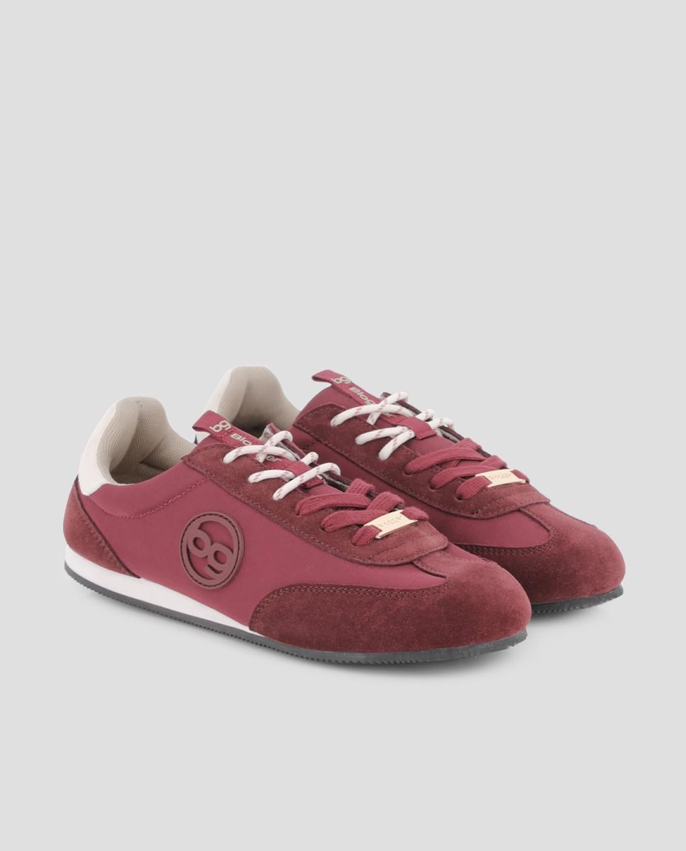 Zapatillas deportivas de mujer mirena con logo - Blogger - Burdeos Burdeos-3