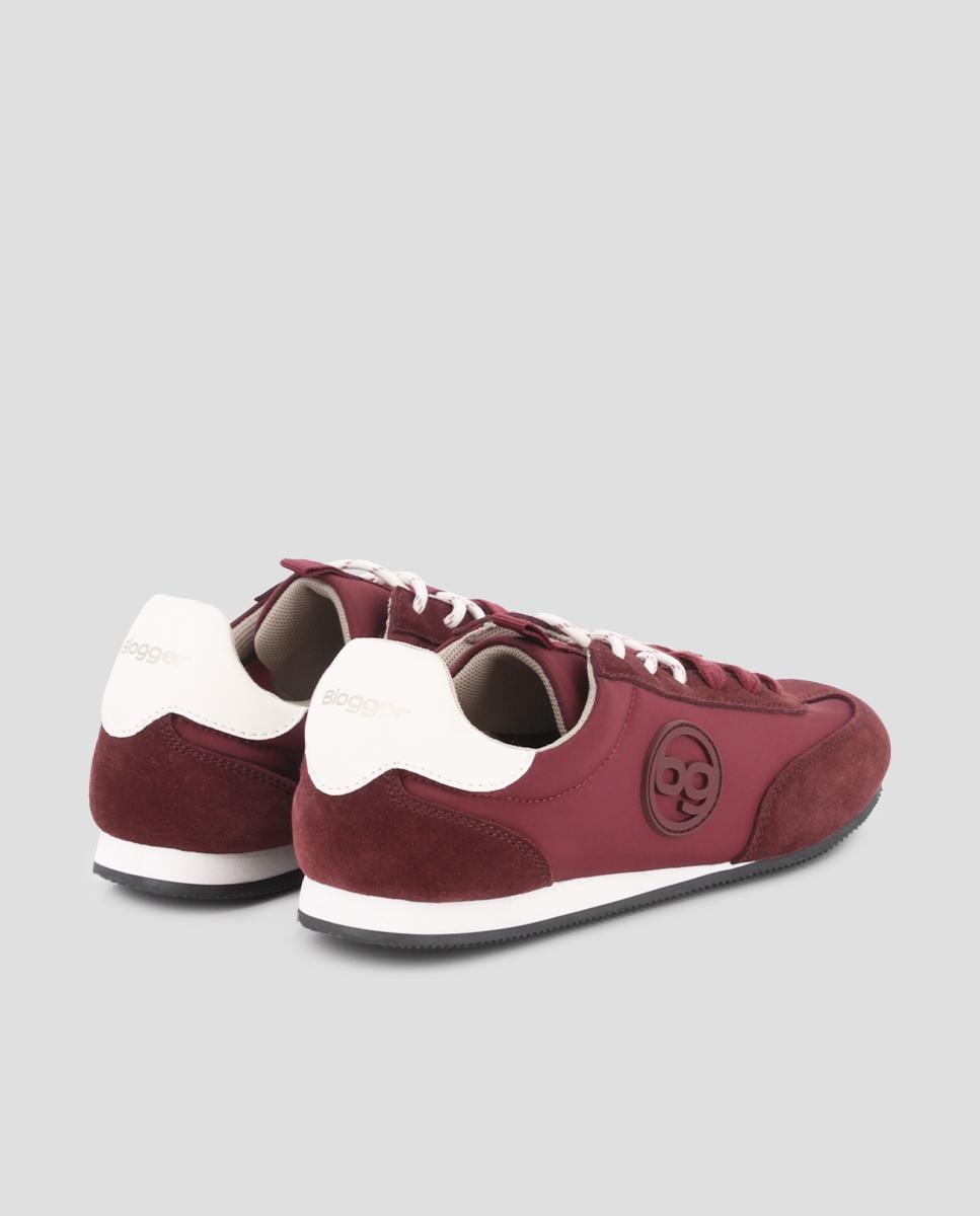 Zapatillas deportivas de mujer mirena con logo - Blogger - Burdeos Burdeos-2