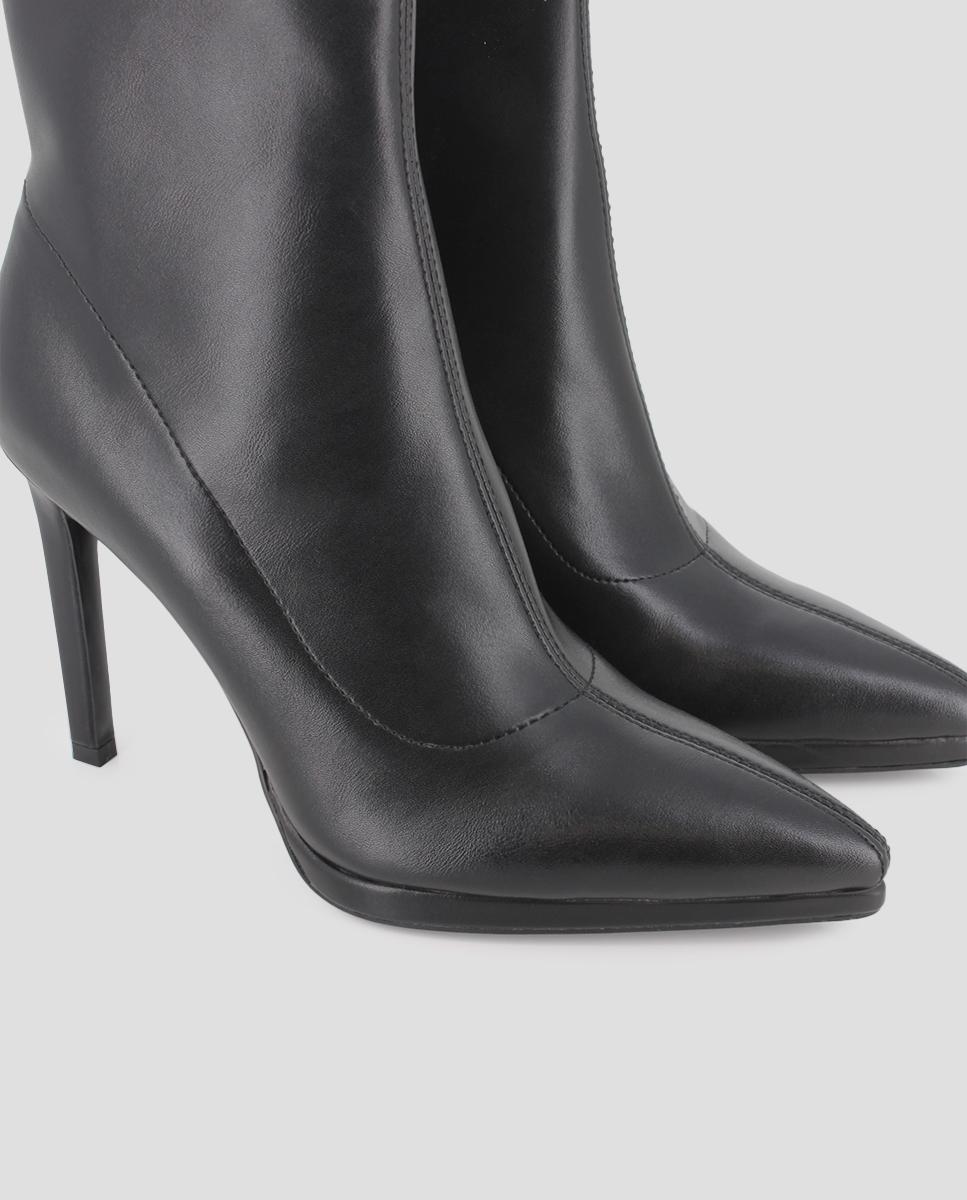 Botines de mujer venom con tacón de aguja - Blogger - Negro Negro-2