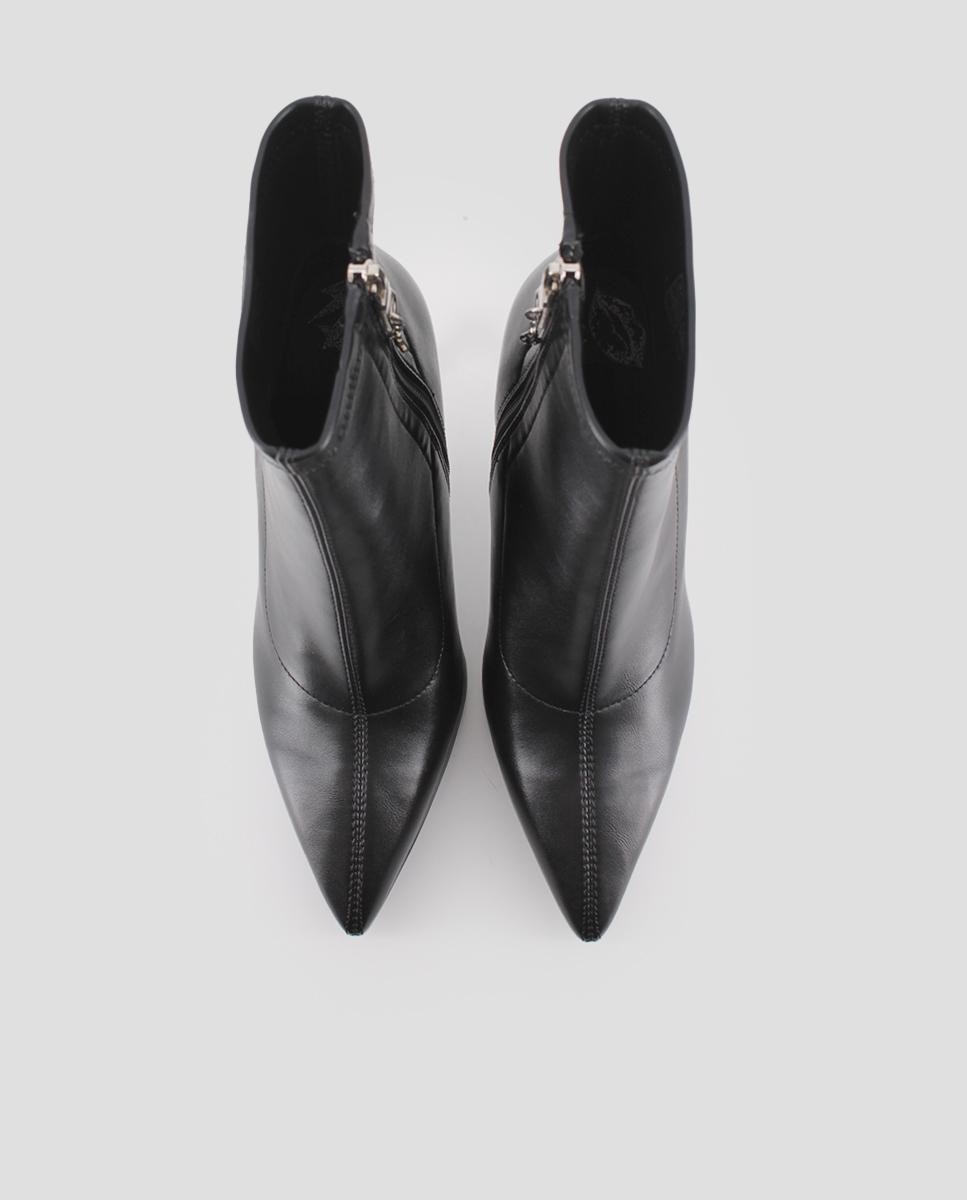 Botines de mujer venom con tacón de aguja - Blogger - Negro Negro-5